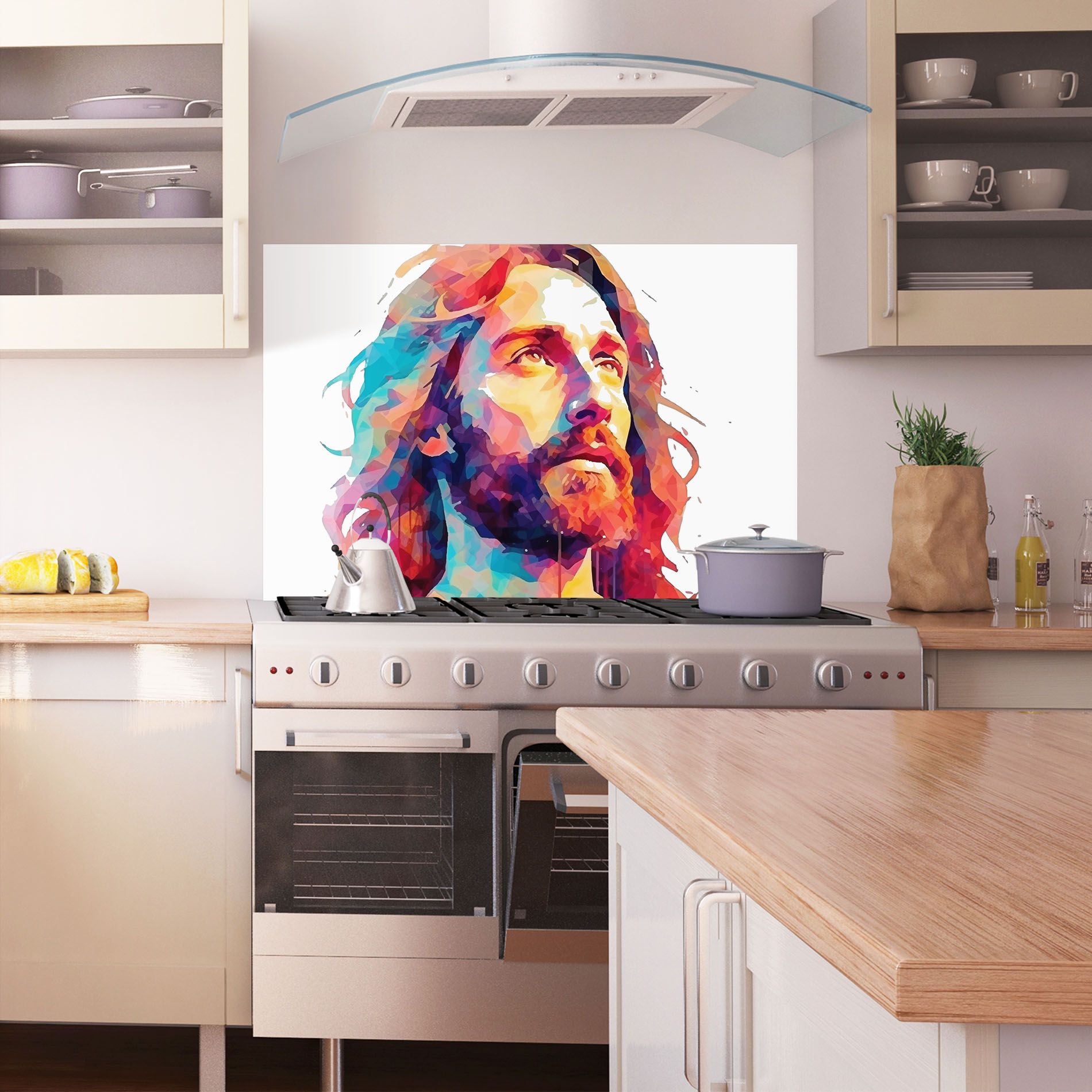 Colorful Jesus mockup 1