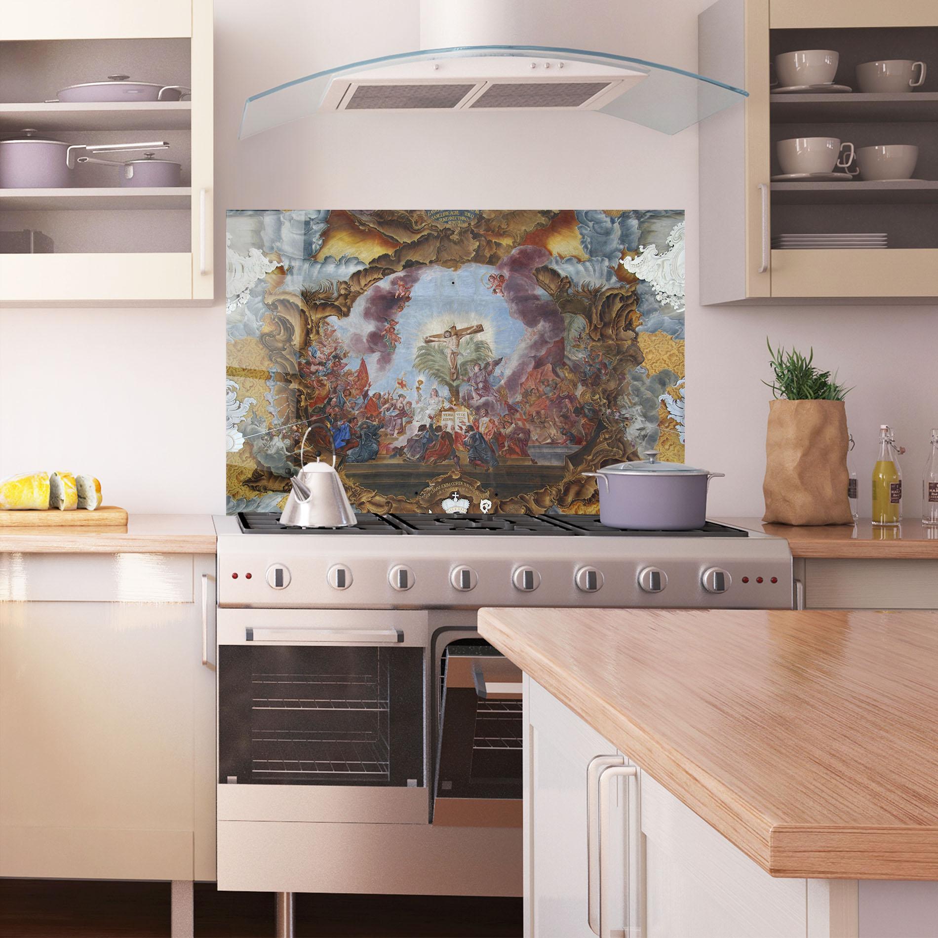 Panou Sticla Bucatarie Devine Illumination mockup 1