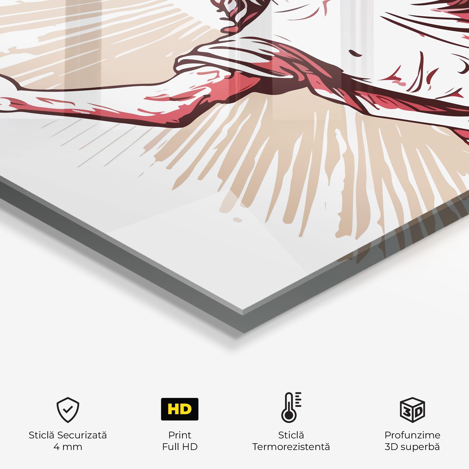 Panou Sticla Bucatarie Artistic Jesus mockup 2