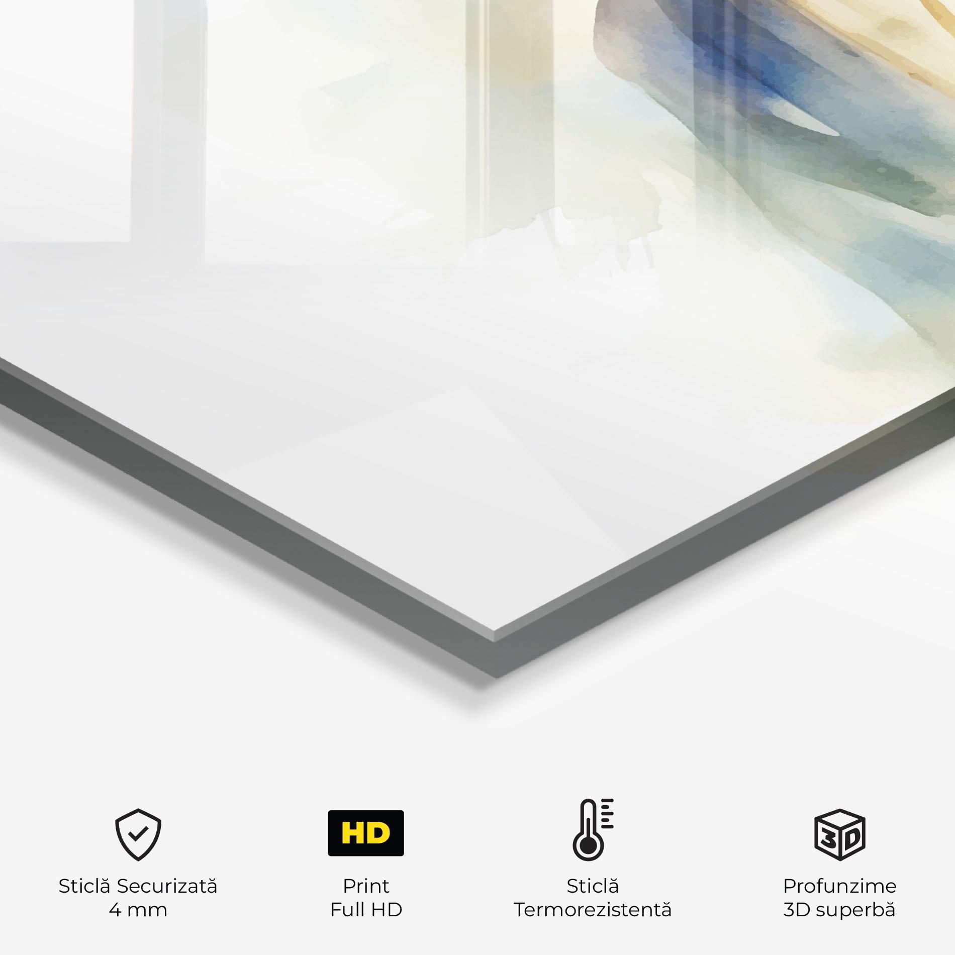 Panou Sticla Bucatarie Jesus Light Art mockup 2