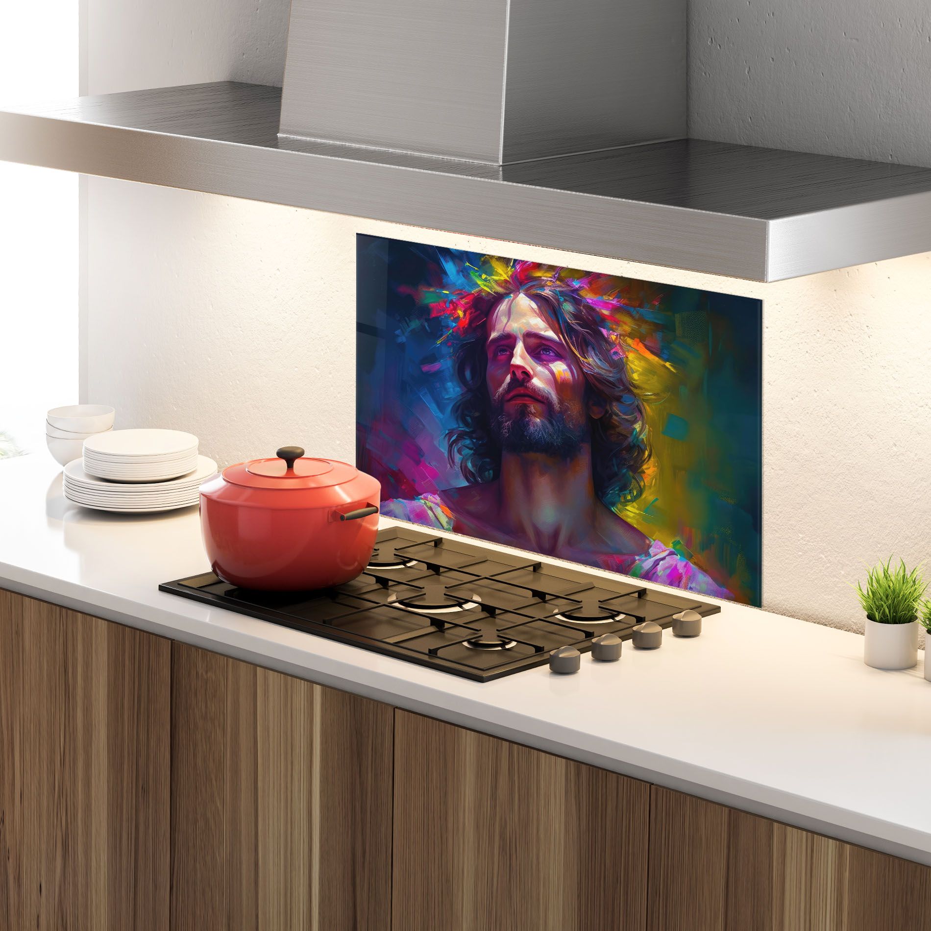 Colorful Creative Jesus mockup 4