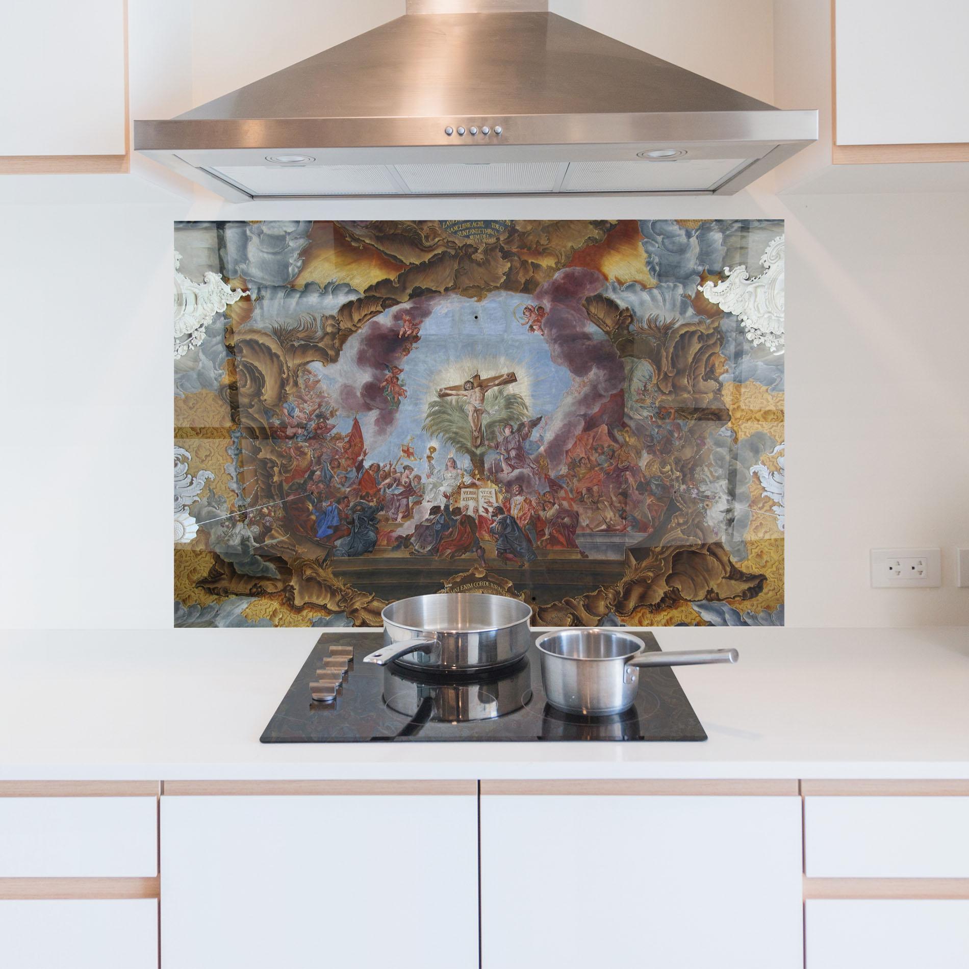 Panou Sticla Bucatarie Devine Illumination mockup 5