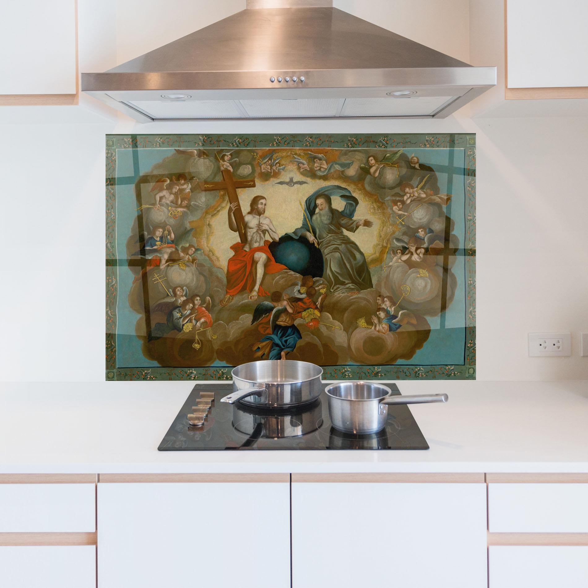 Panou Sticla Bucatarie Right Hand Cross mockup 5