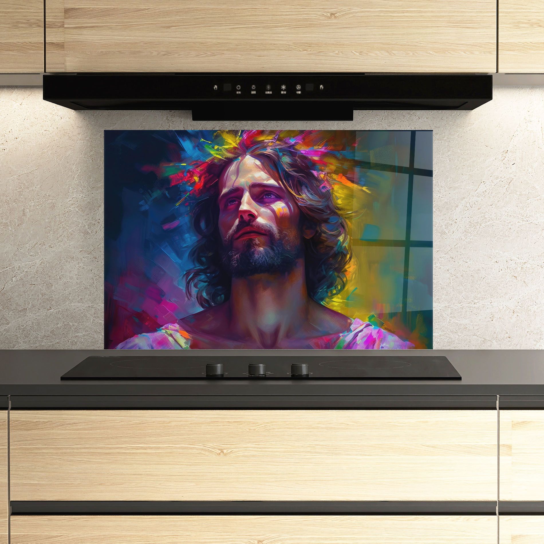 Colorful Creative Jesus mockup 3