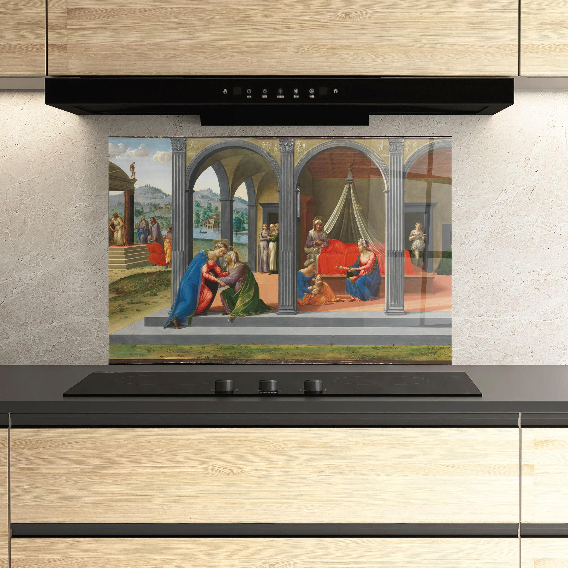 Panou Sticla Bucatarie Divine Building mockup 3