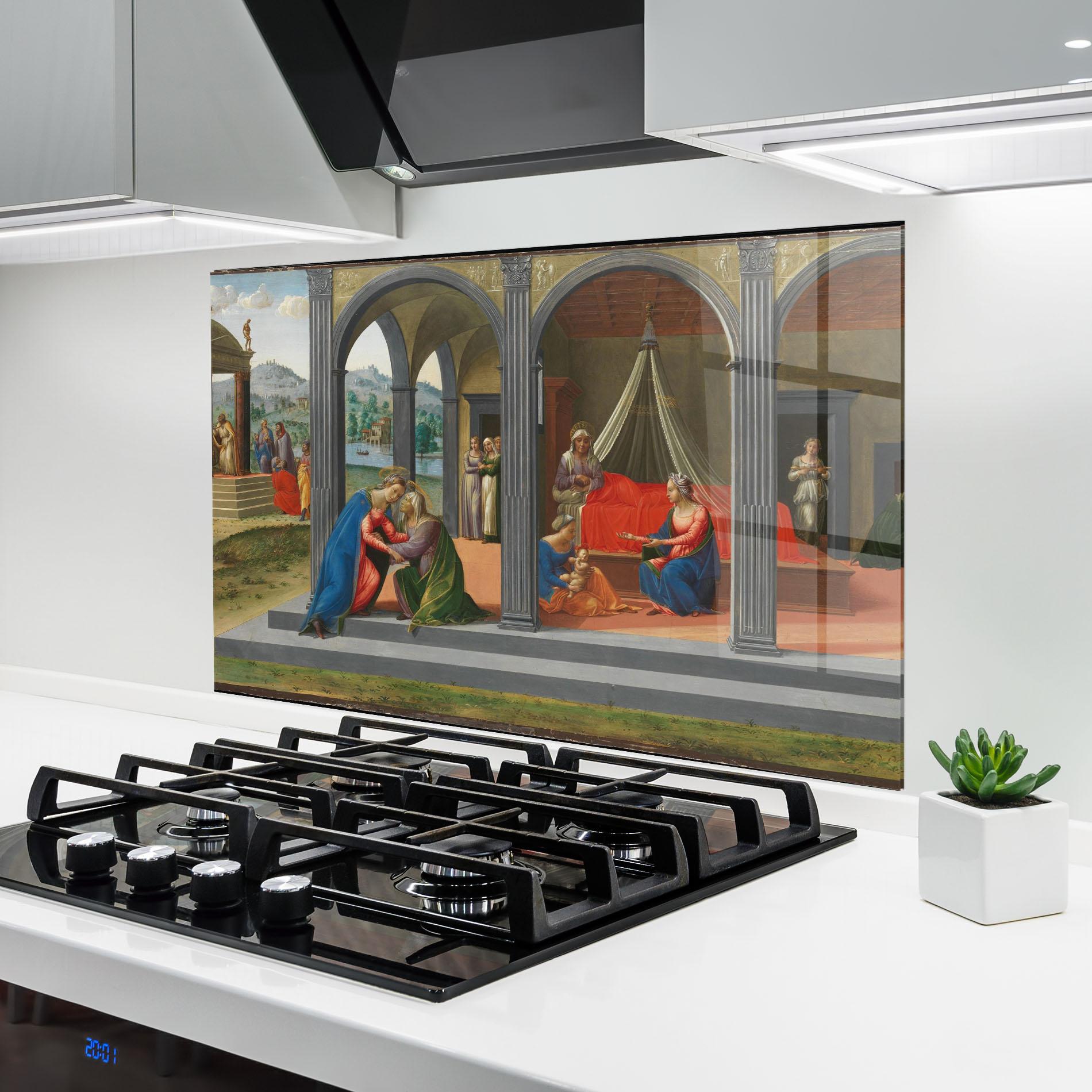 Panou Sticla Bucatarie Divine Building mockup 6