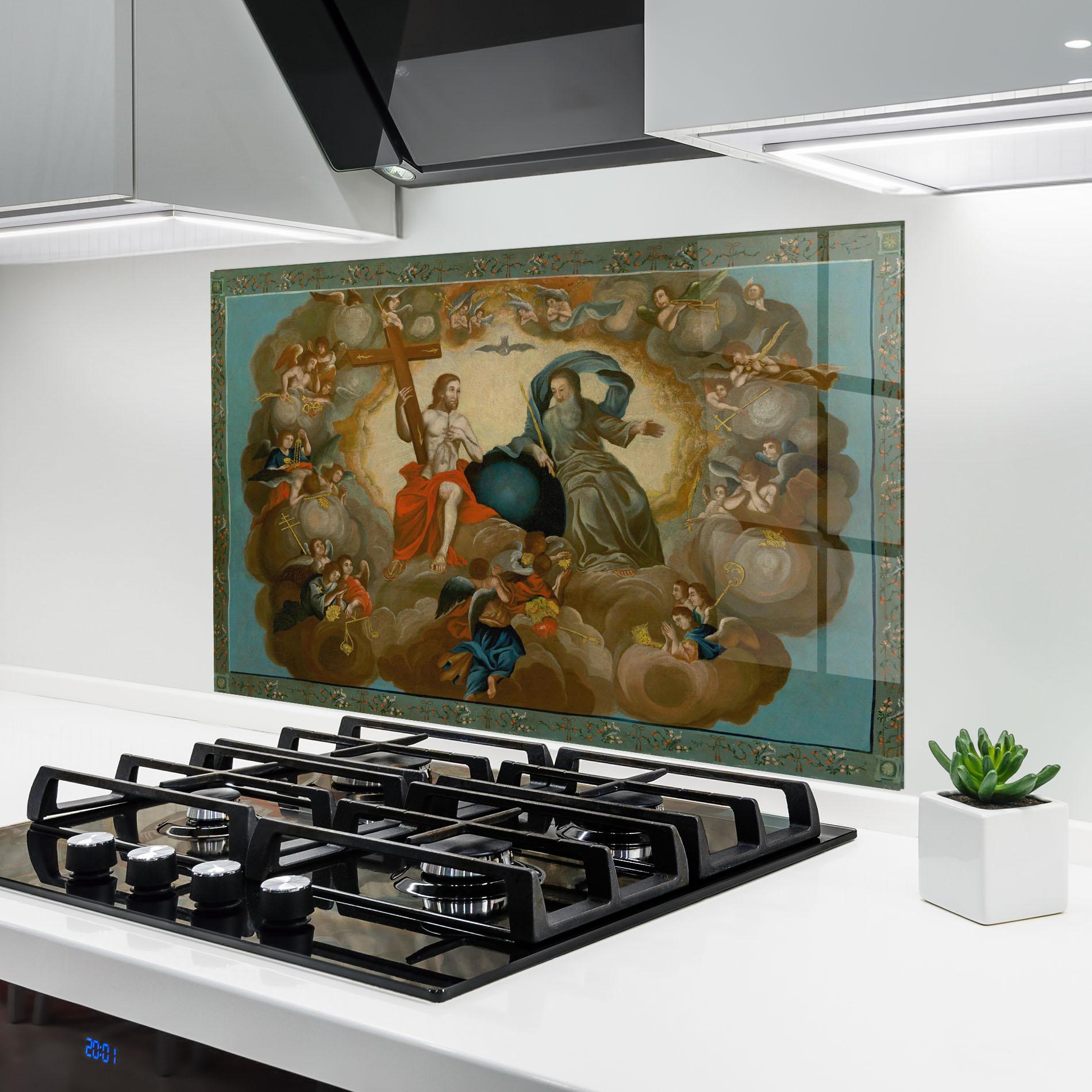 Panou Sticla Bucatarie Right Hand Cross mockup 6