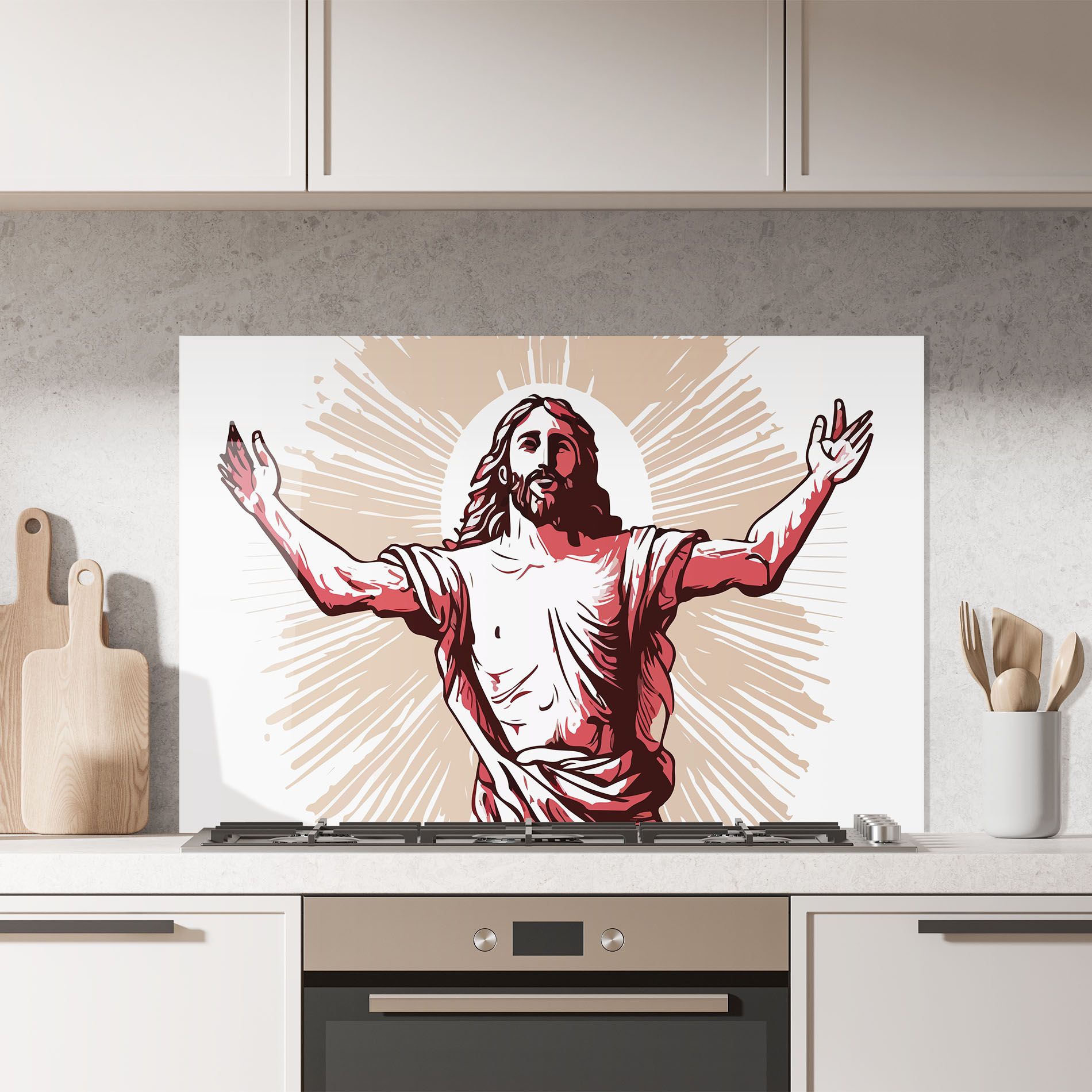 Artistic Jesus mockup 7