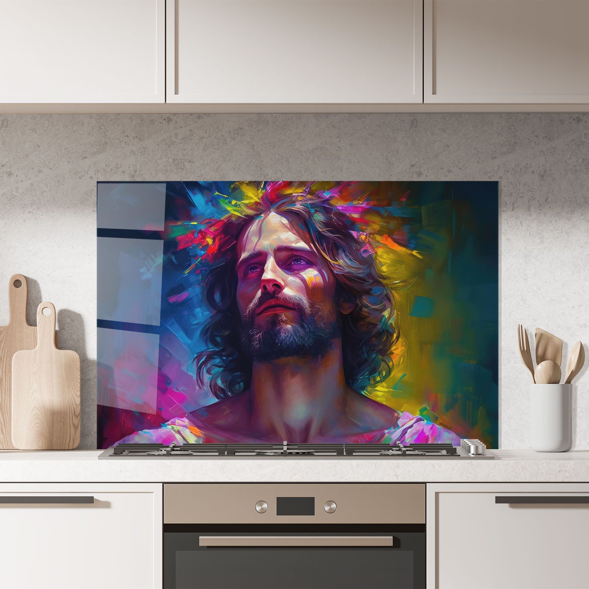 Colorful Creative Jesus mockup 7