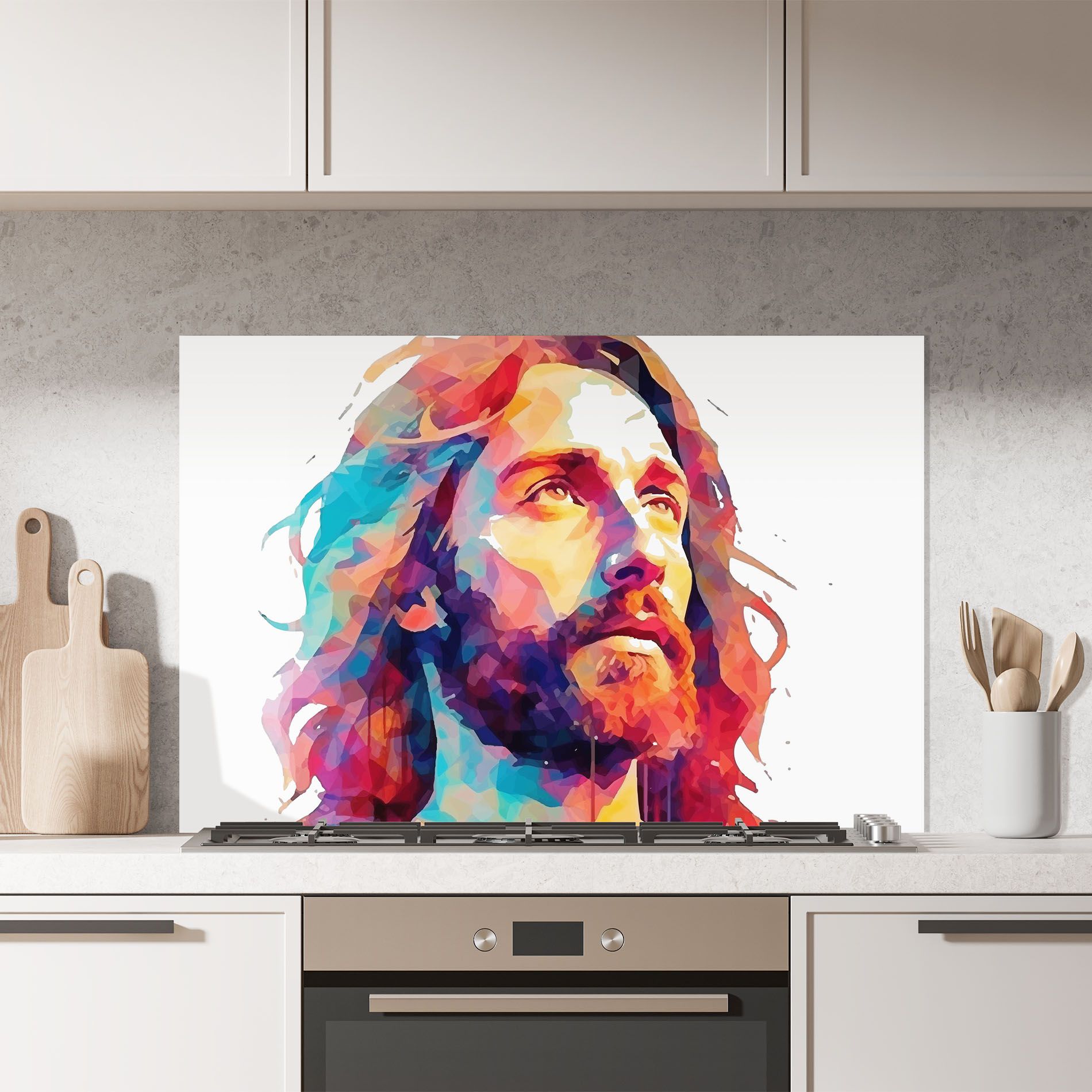 Colorful Jesus mockup 7