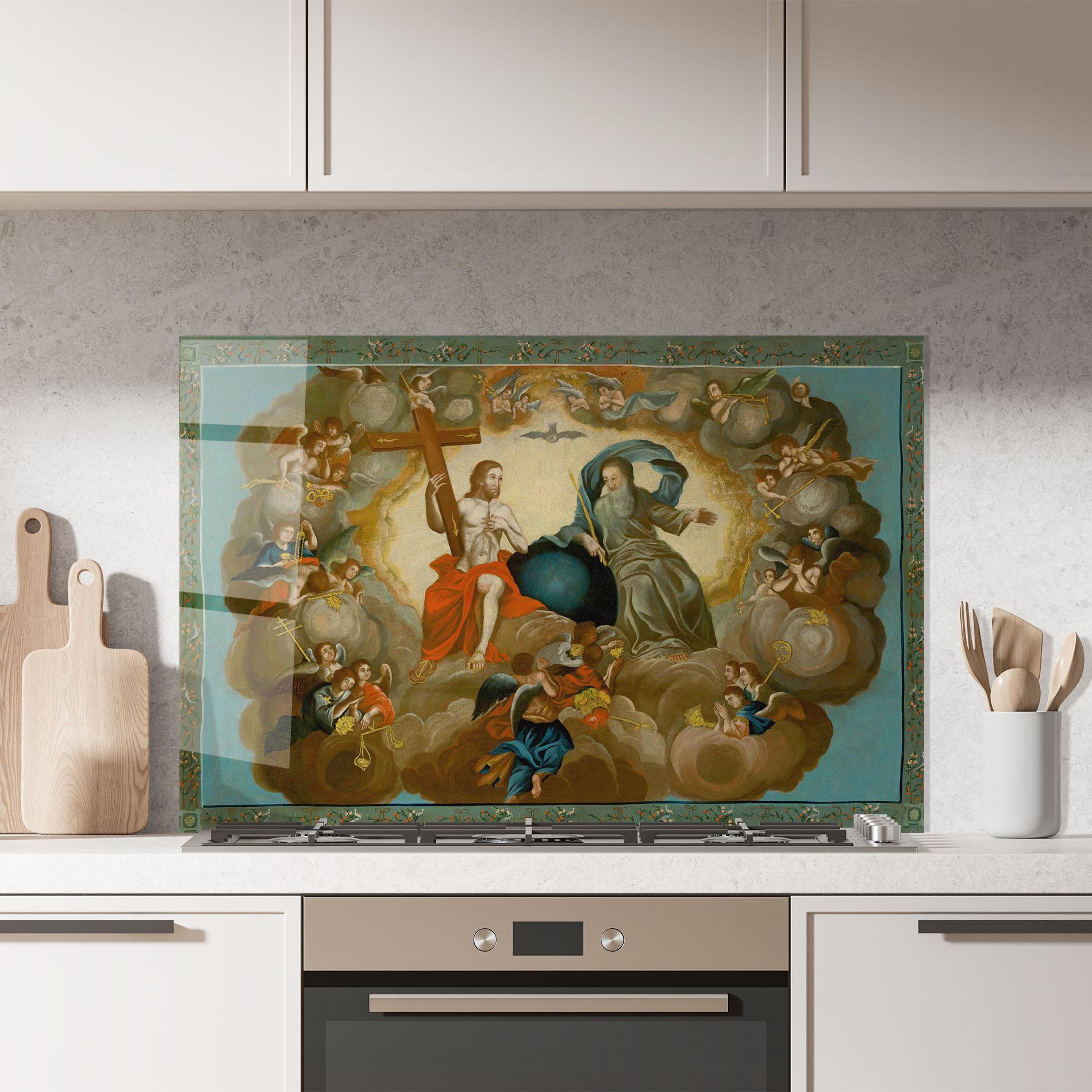 Panou Sticla Bucatarie Right Hand Cross mockup 7