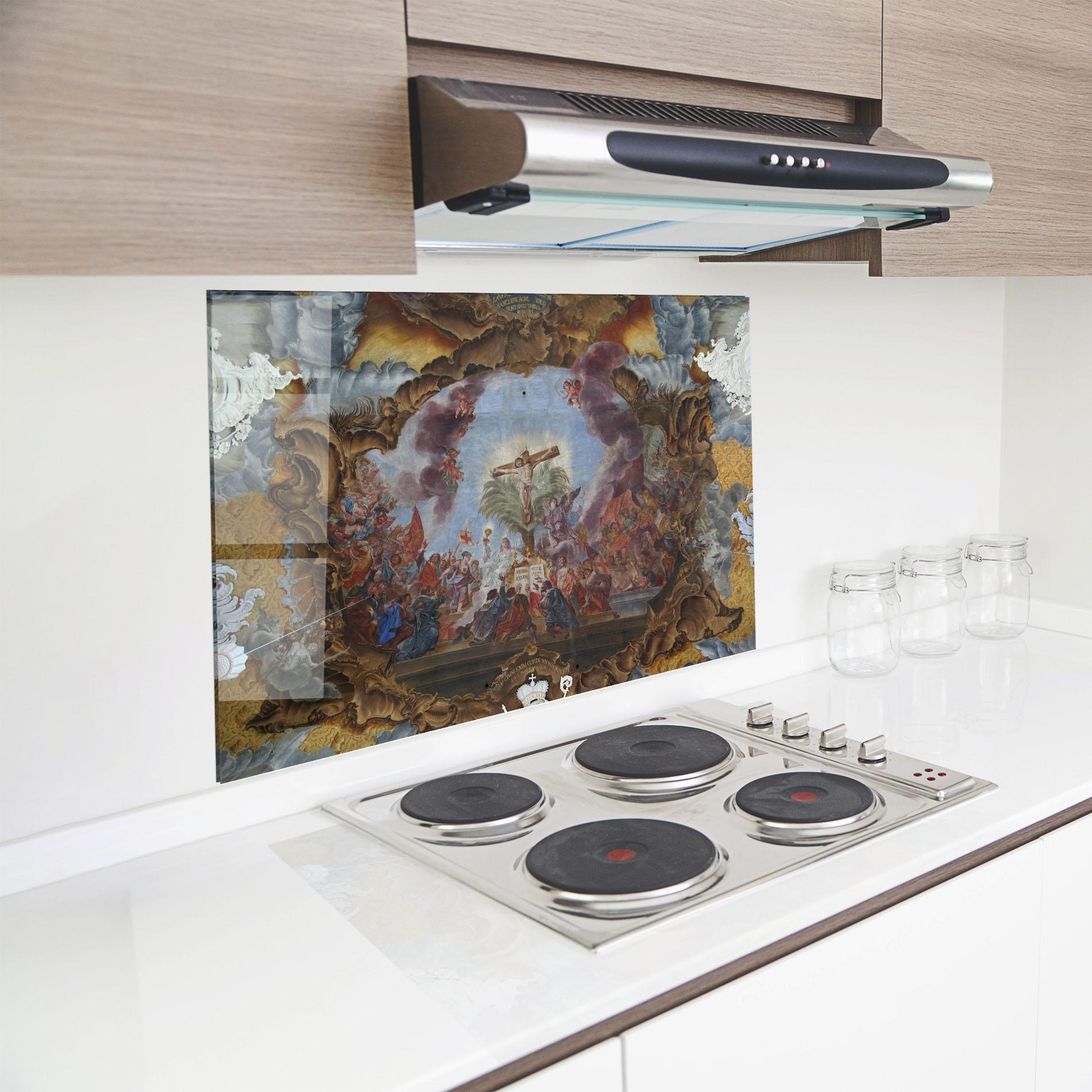 Panou Sticla Bucatarie Devine Illumination mockup 8