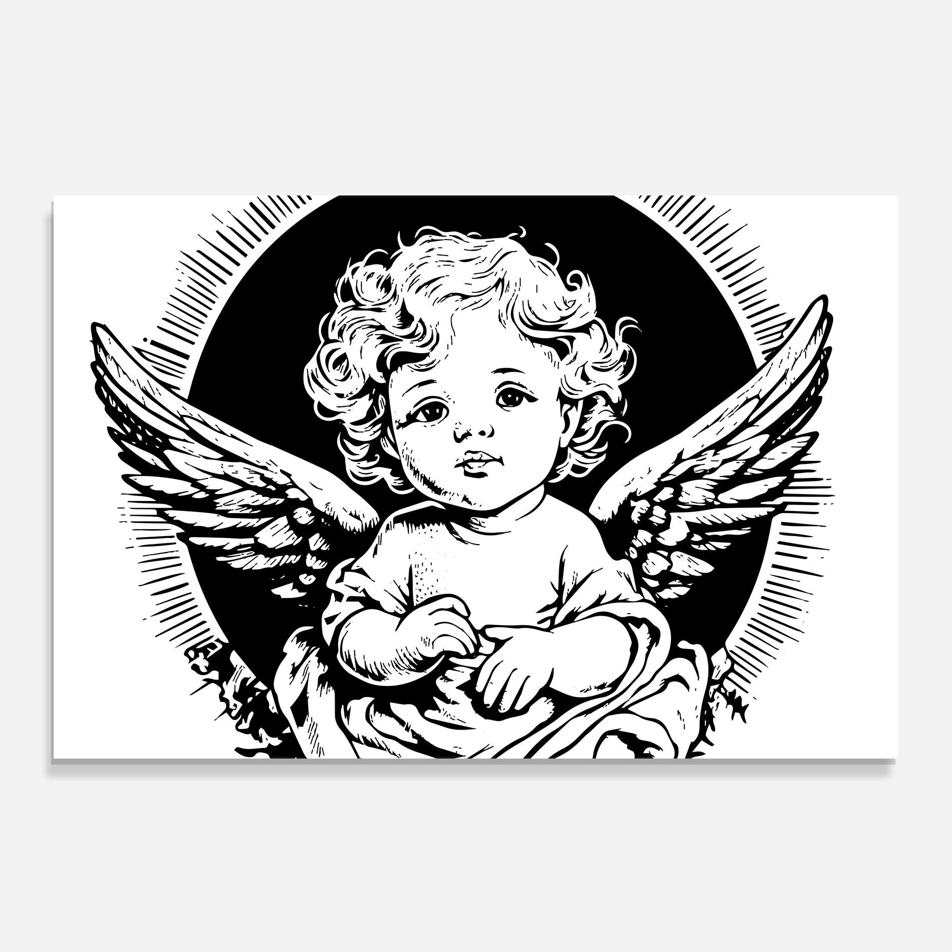 Cute Baby Angel mockup 0