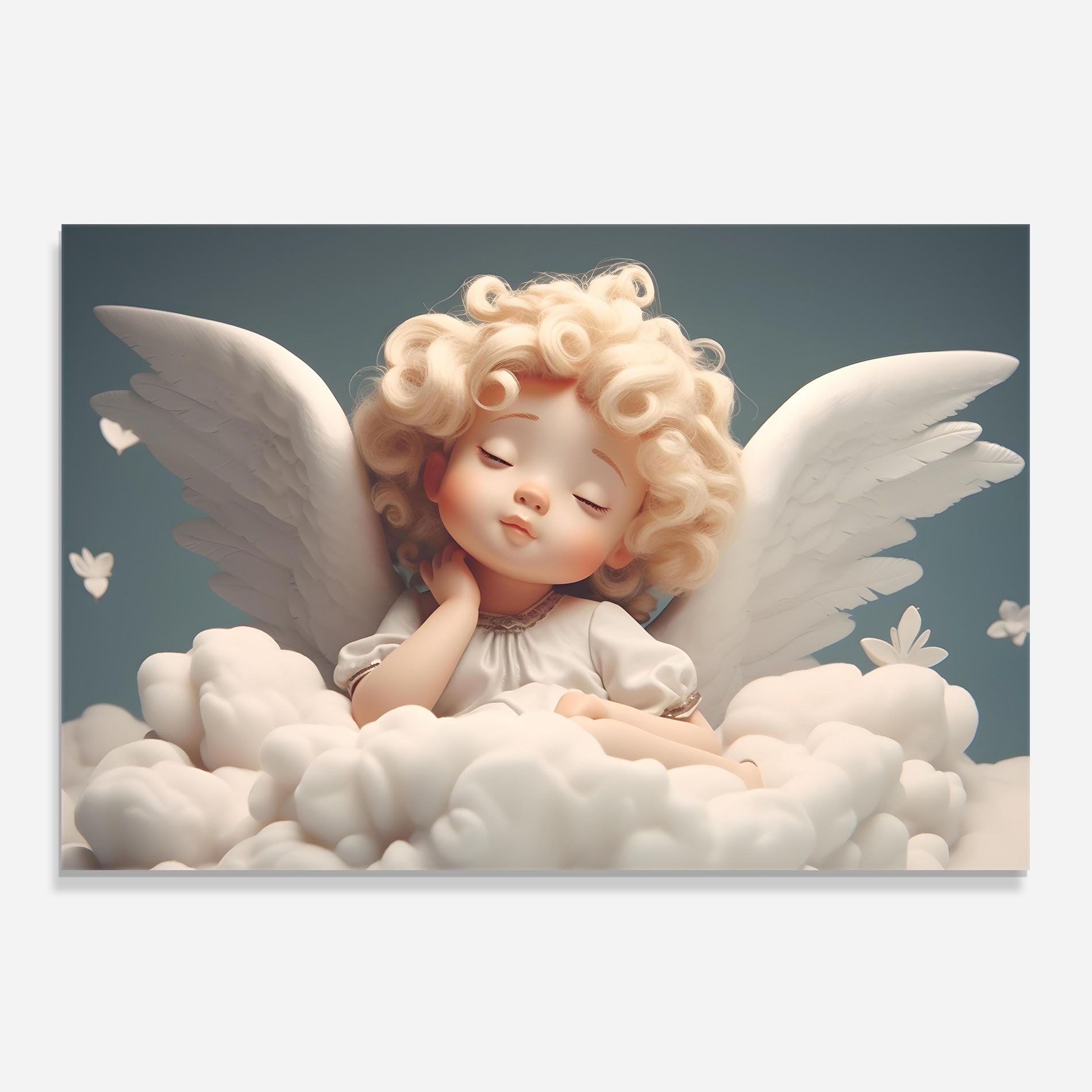 Statue Baby Angel mockup 0
