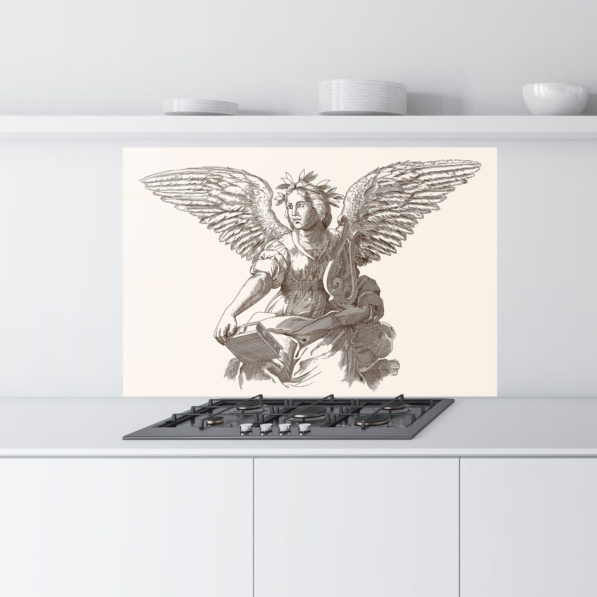 Brown Line Angel mockup 9