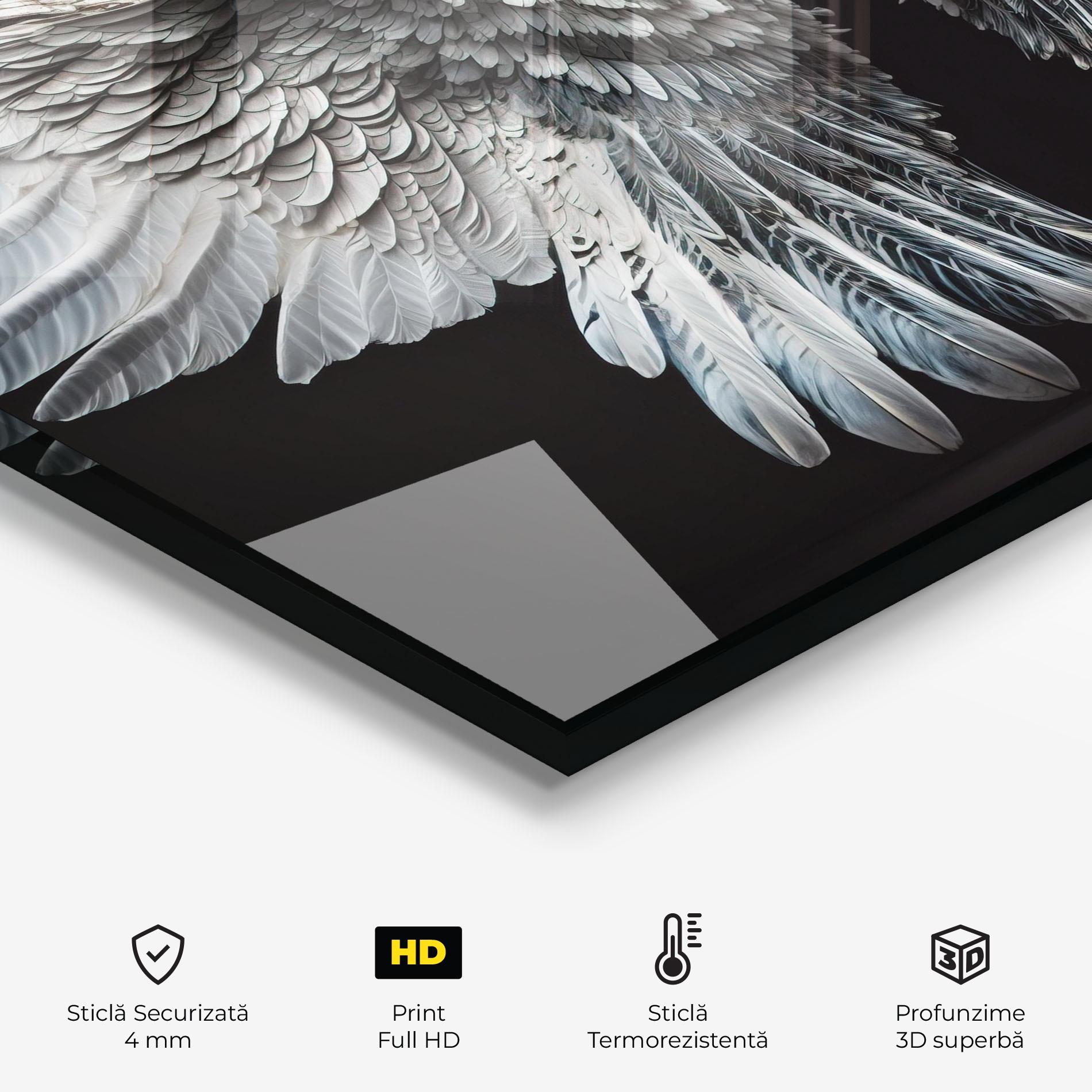 Panou Sticla Bucatarie Big Angel Wings mockup 2