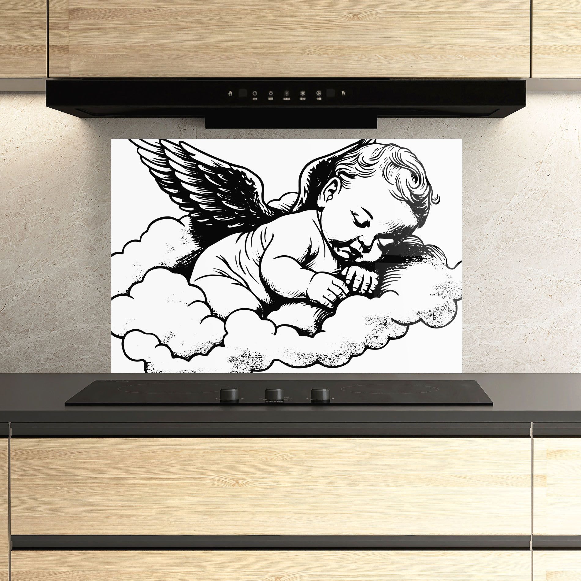 Angel Sleeping mockup 3