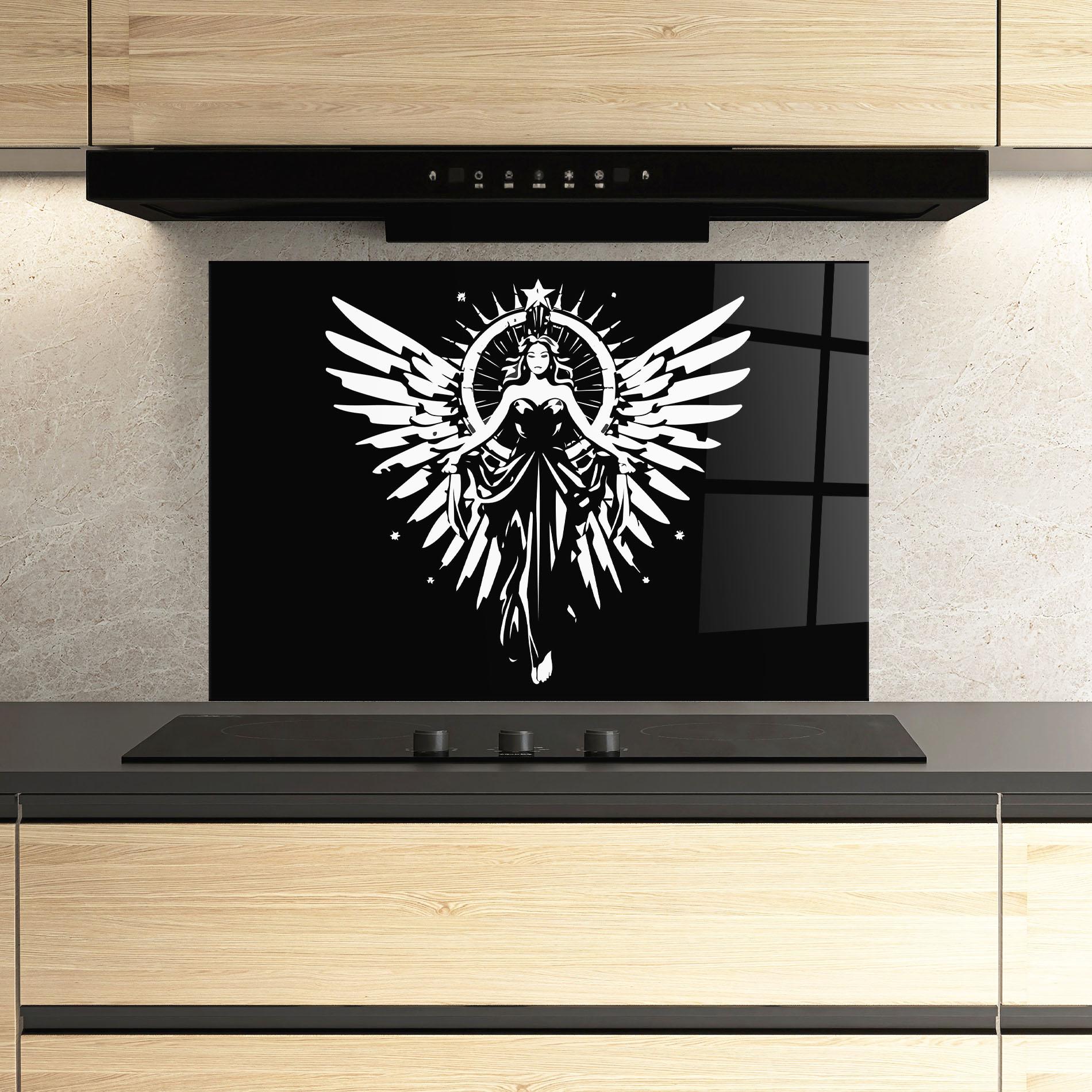 Panou Sticla Bucatarie Jewels Angel mockup 3