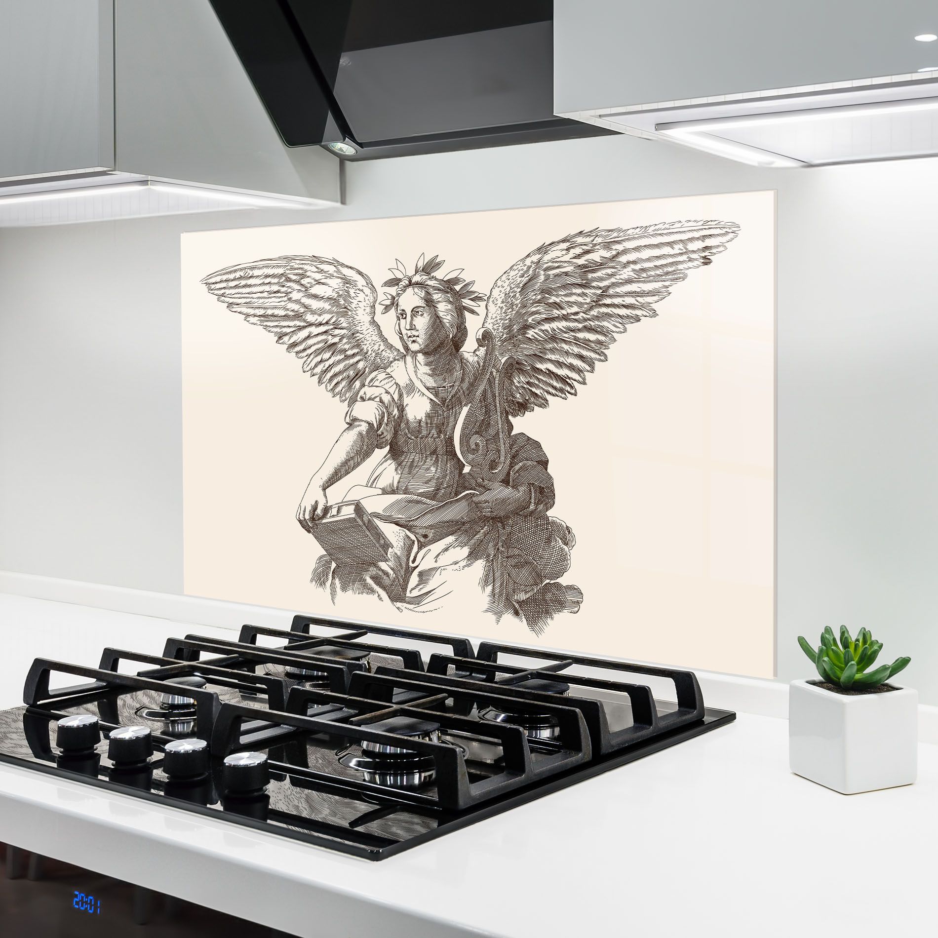 Brown Line Angel mockup 6