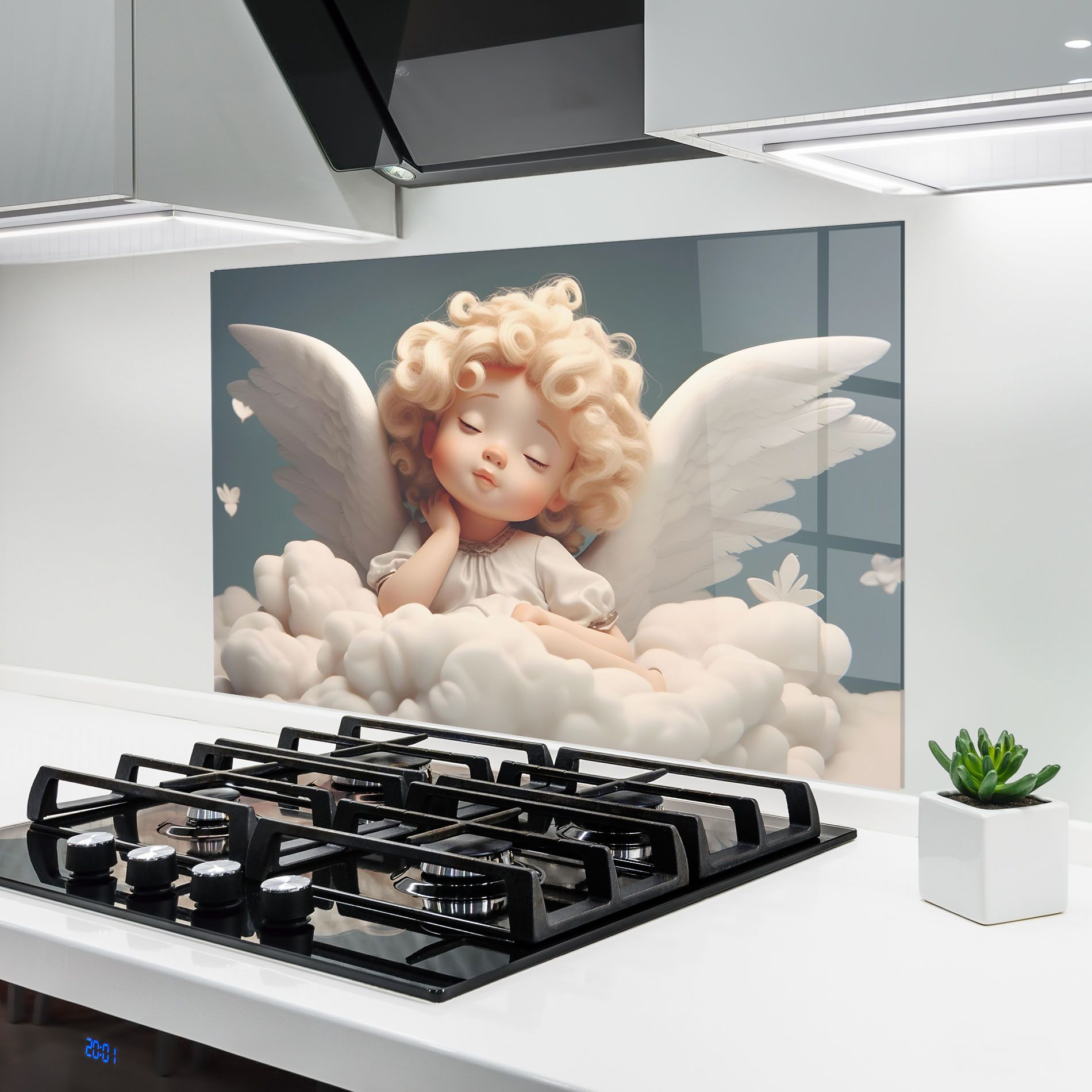 Statue Baby Angel mockup 6