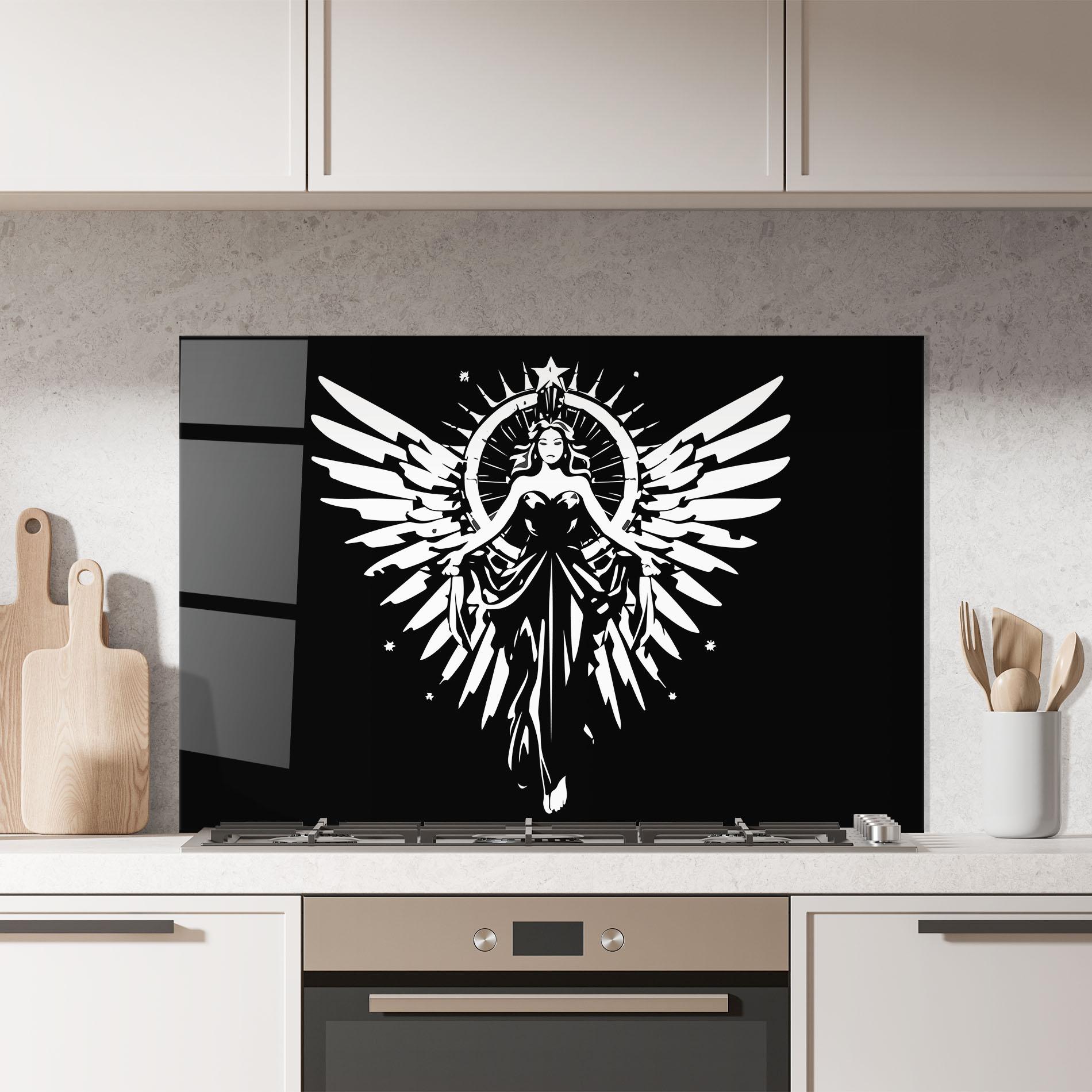 Panou Sticla Bucatarie Jewels Angel mockup 7