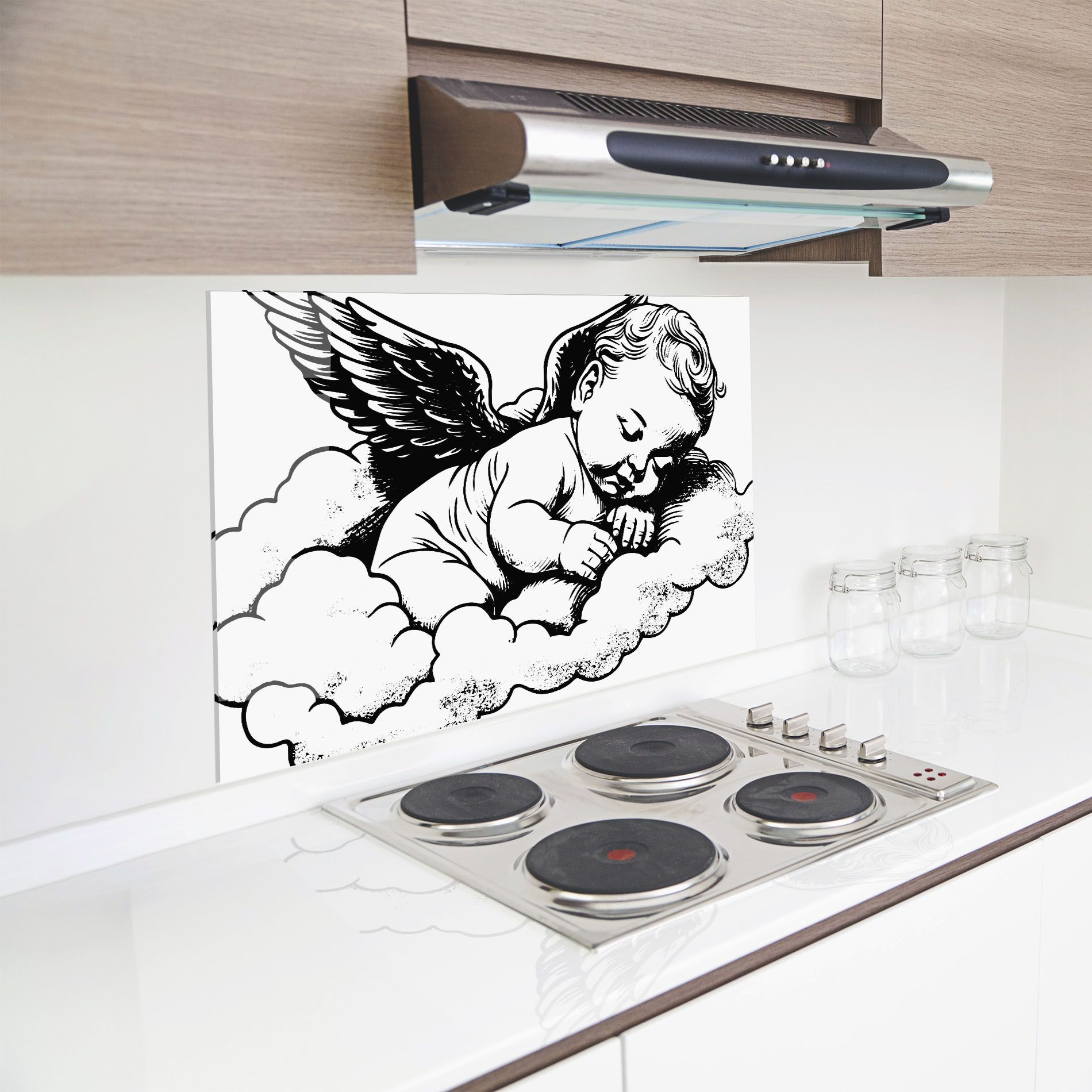 Angel Sleeping mockup 8