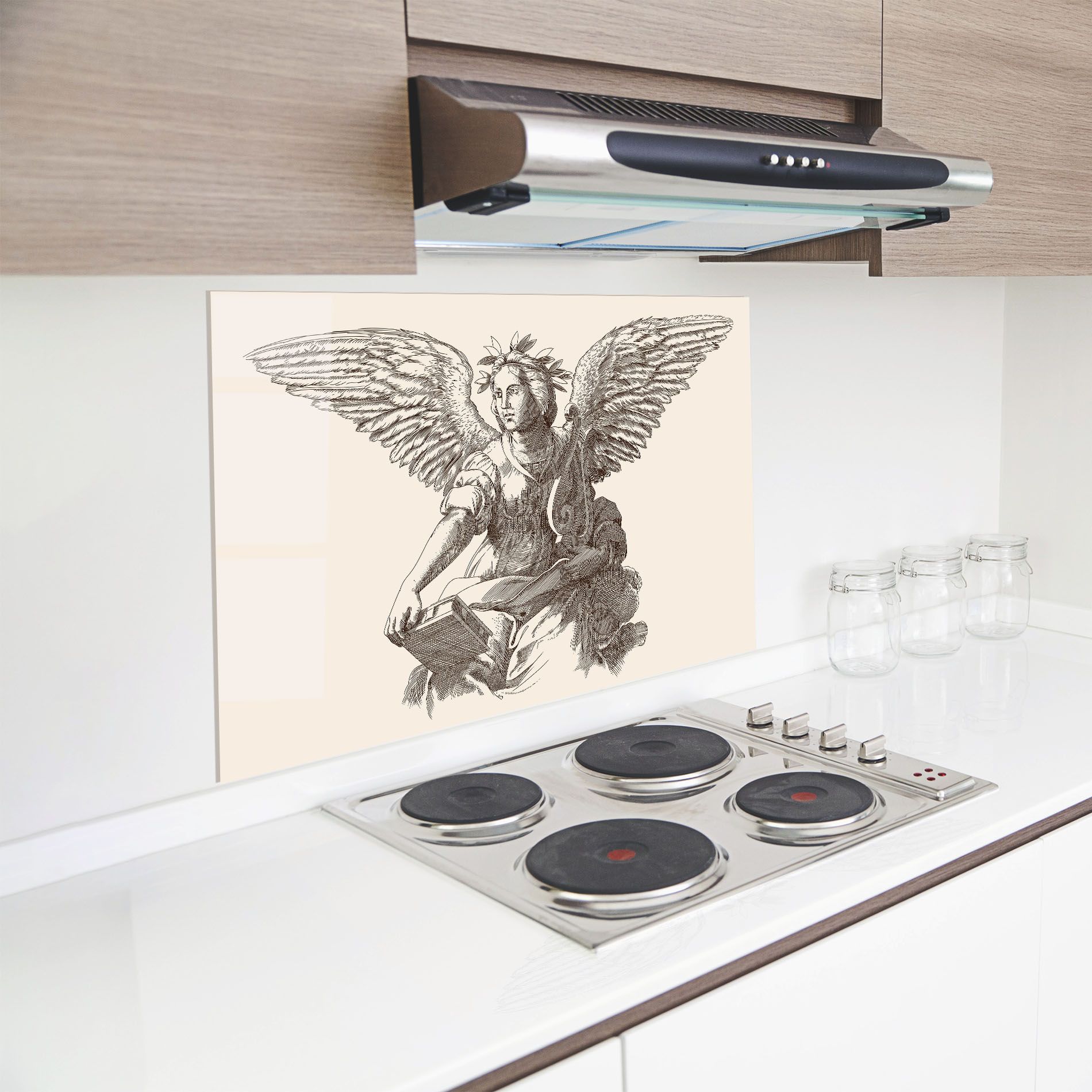 Brown Line Angel mockup 8