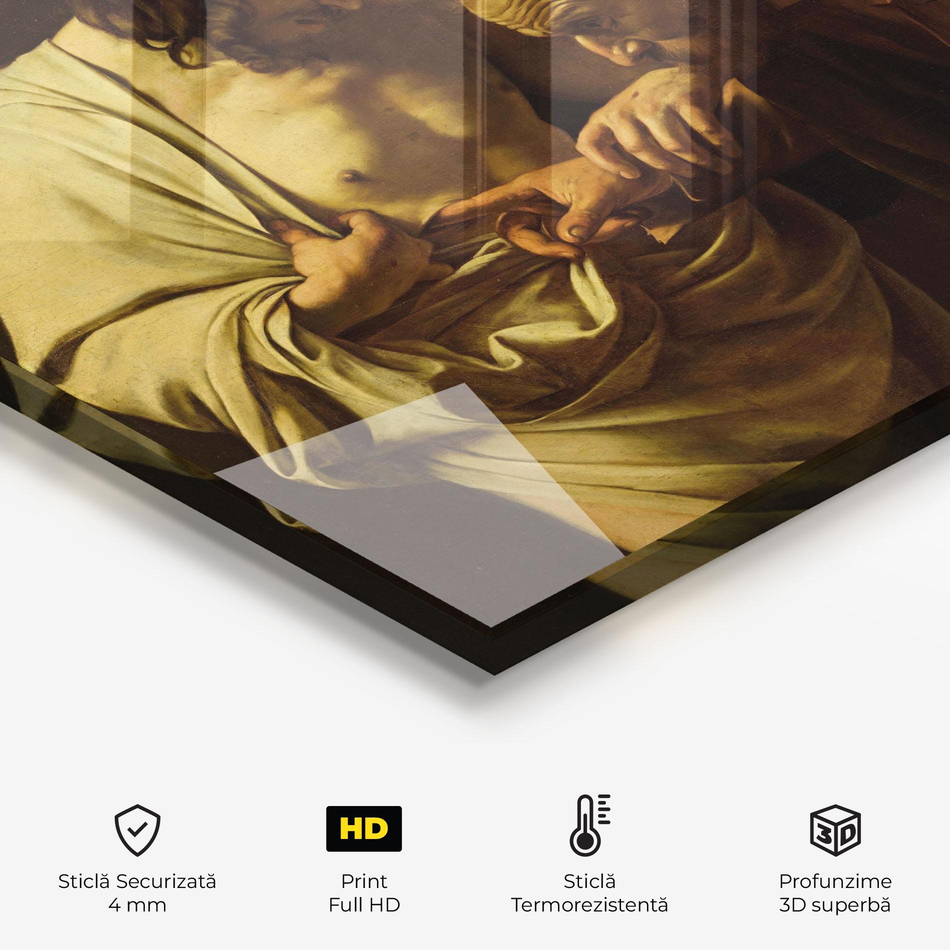 Panou Sticla Bucatarie Der Unglaubige Thomas mockup 2