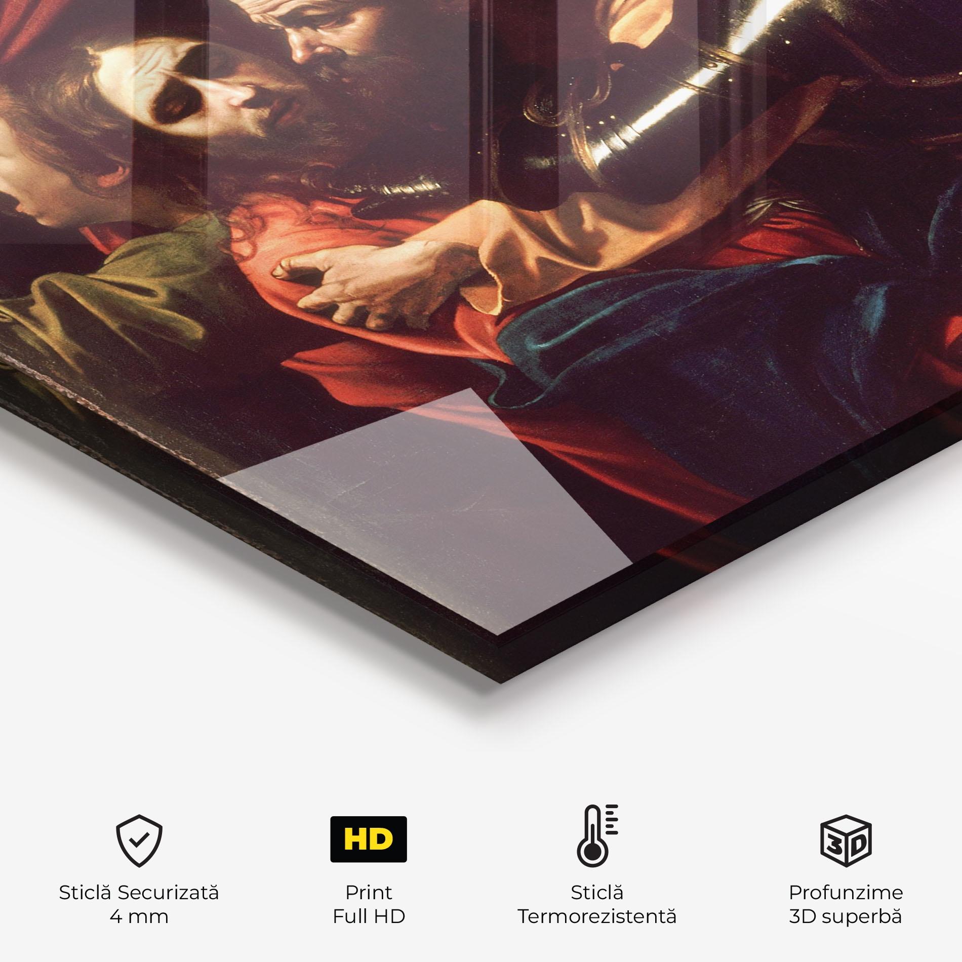 Panou Sticla Bucatarie The Taking Of Christ mockup 2