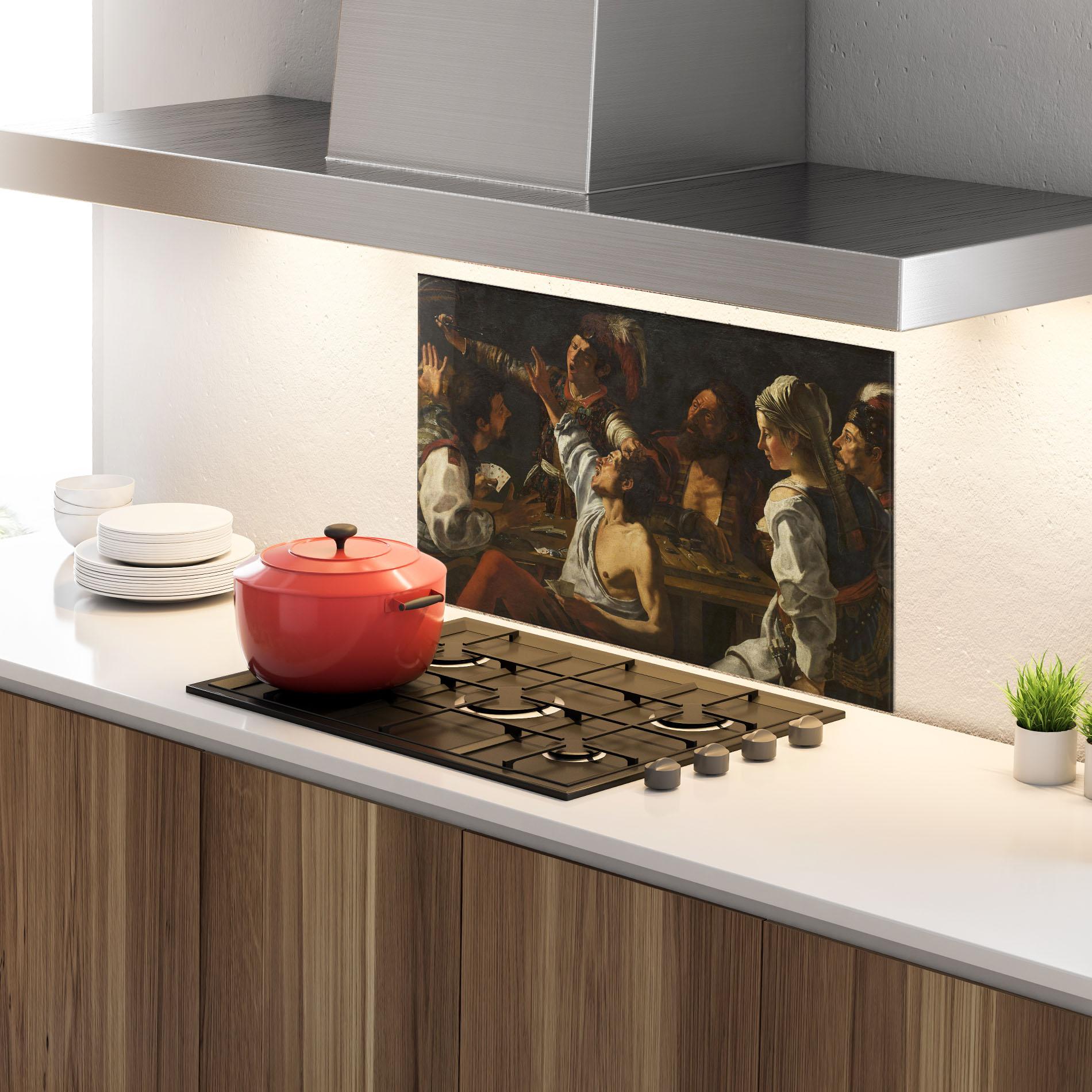 Panou Sticla Bucatarie Rombouts Backgammon mockup 4