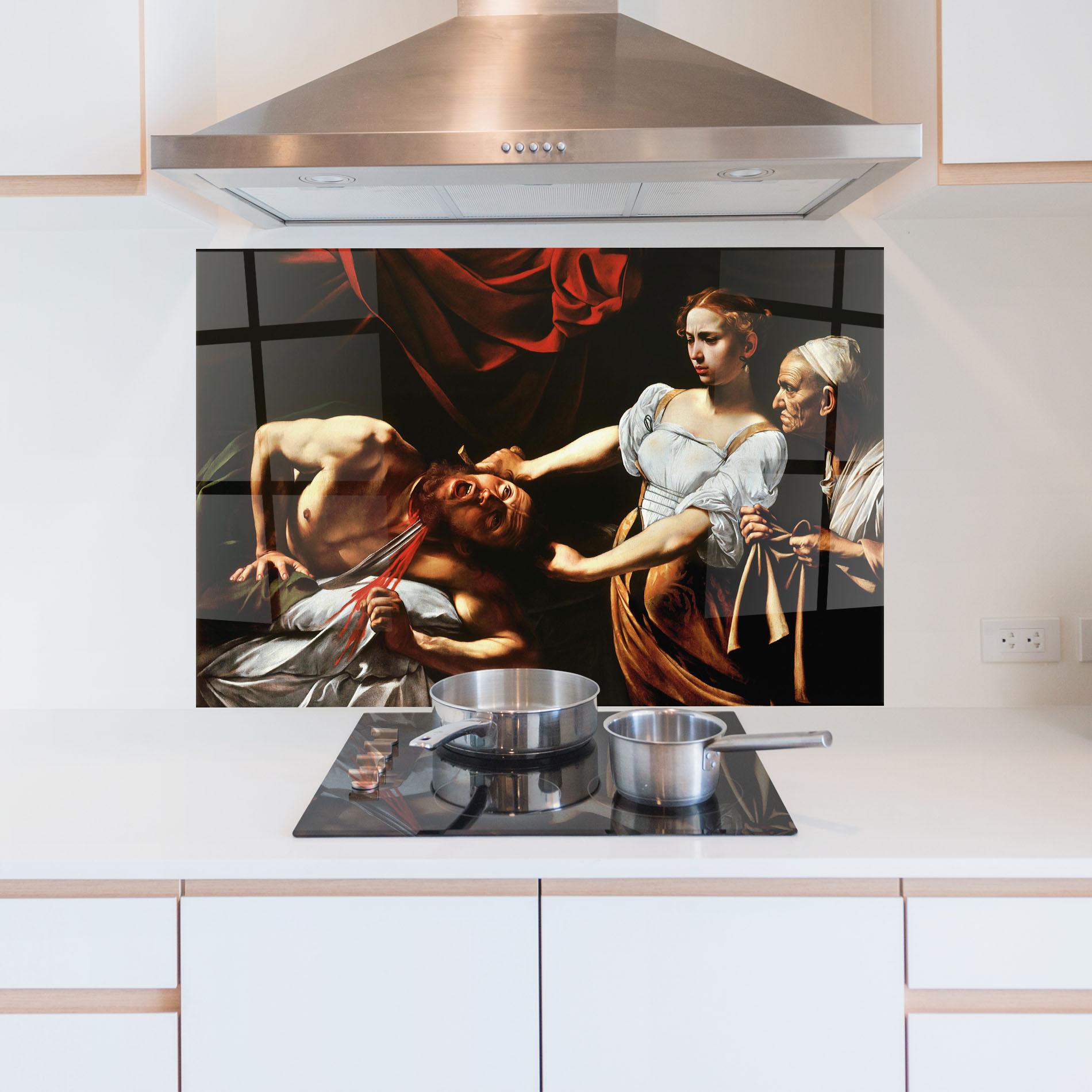 Panou Sticla Bucatarie Judith Beheading mockup 5
