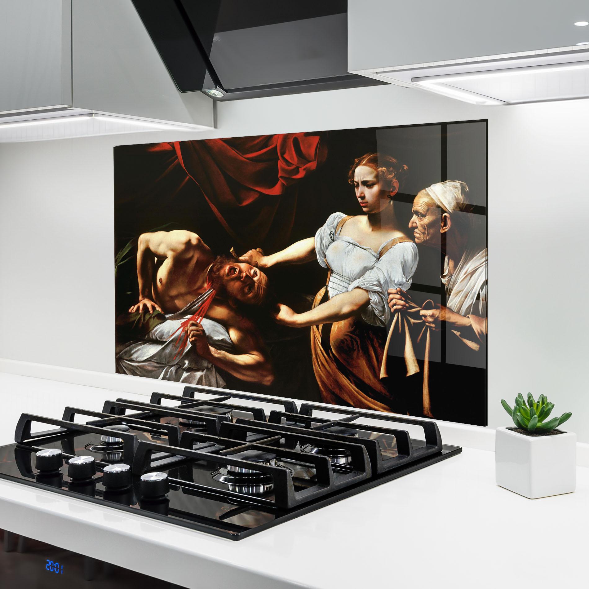 Panou Sticla Bucatarie Judith Beheading mockup 6