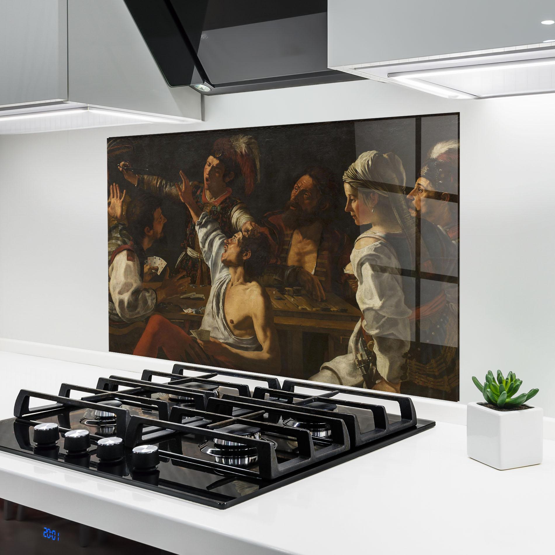 Panou Sticla Bucatarie Rombouts Backgammon mockup 6