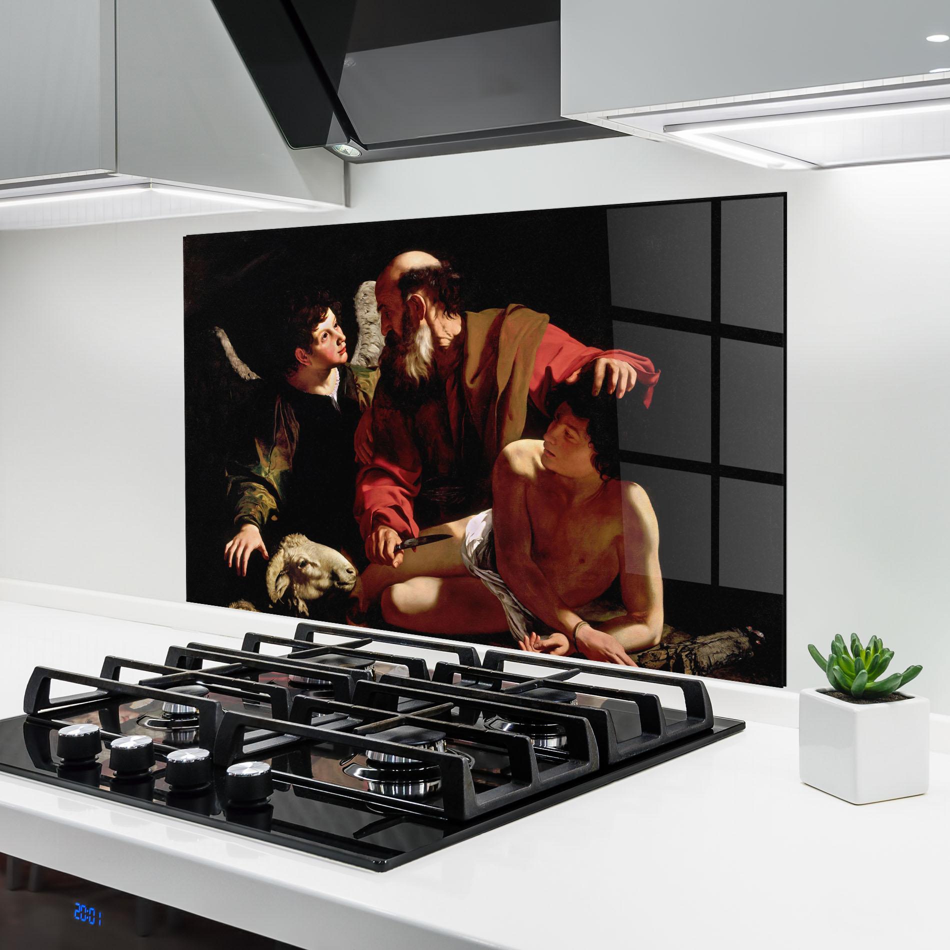 Panou Sticla Bucatarie Sacrifice Of Isaac mockup 6