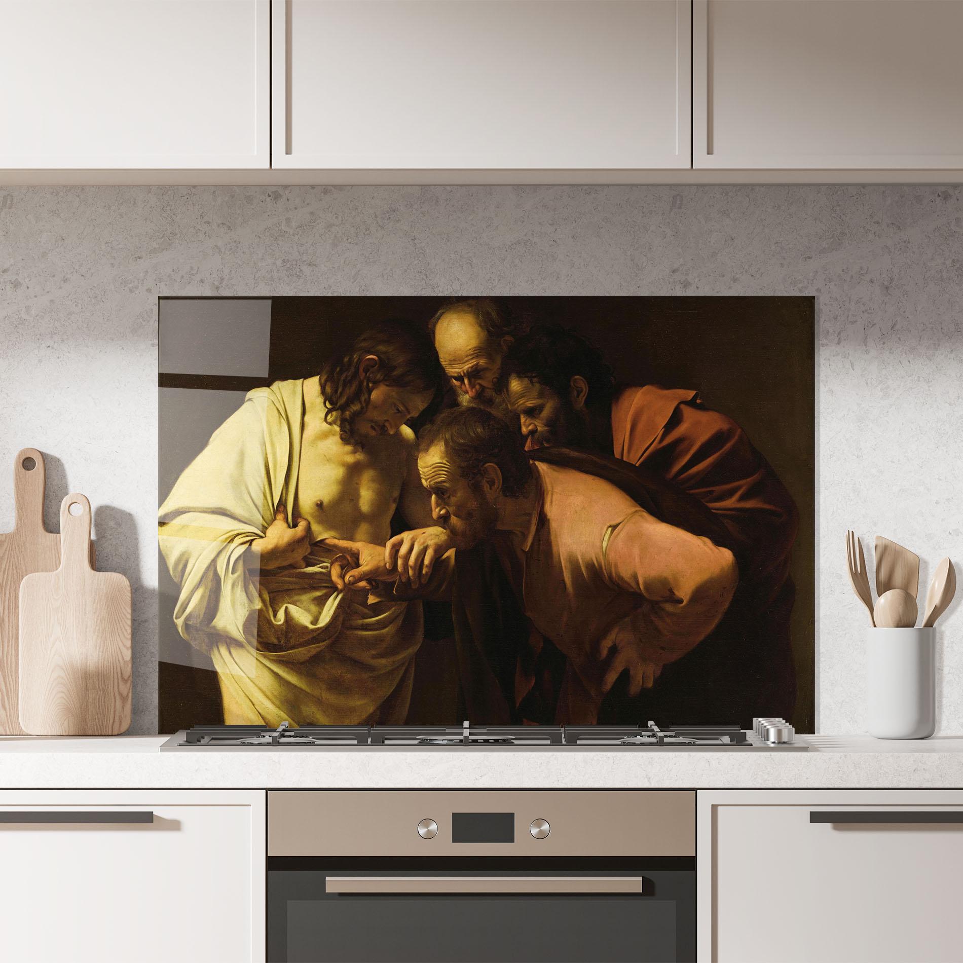 Panou Sticla Bucatarie Der Unglaubige Thomas mockup 7