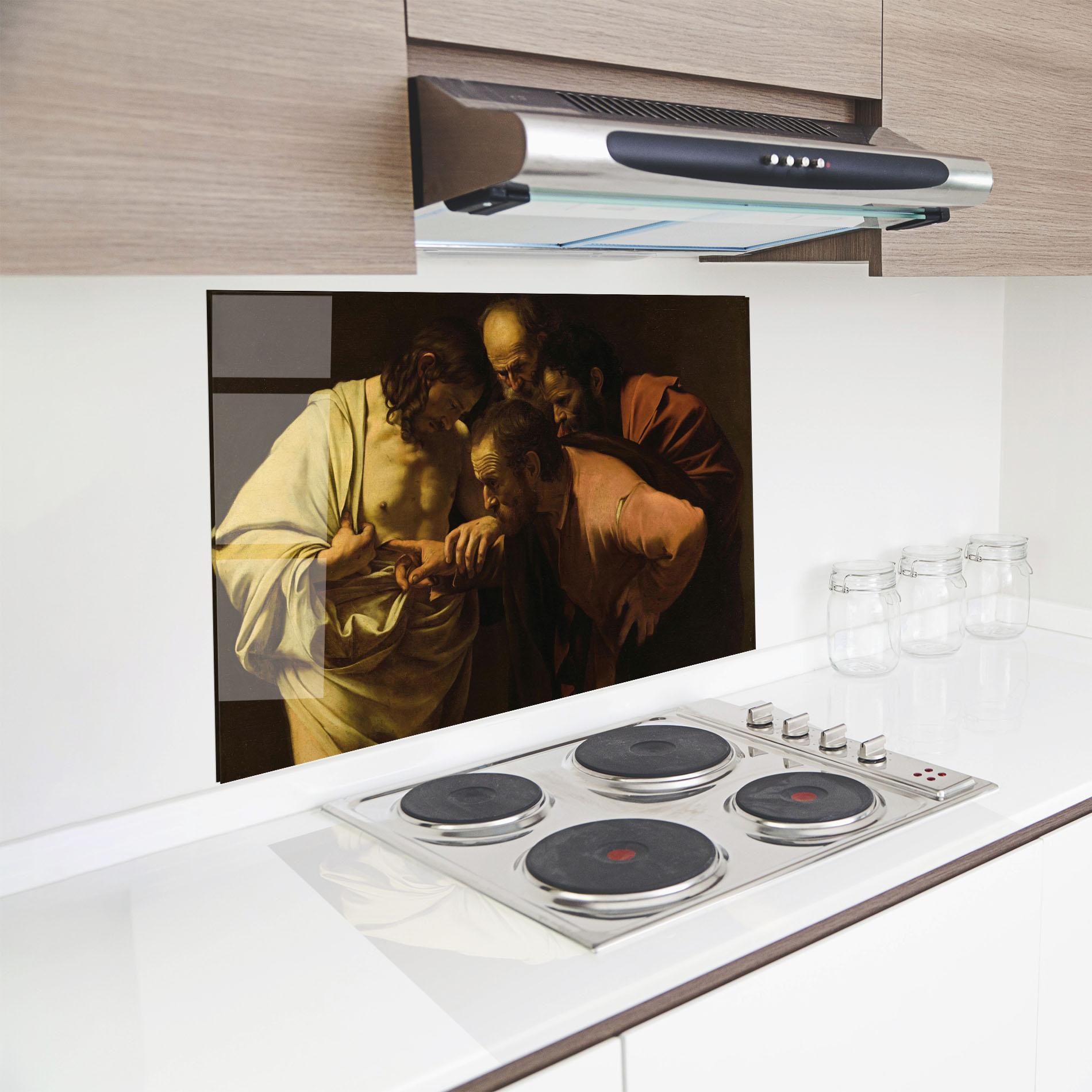 Panou Sticla Bucatarie Der Unglaubige Thomas mockup 8