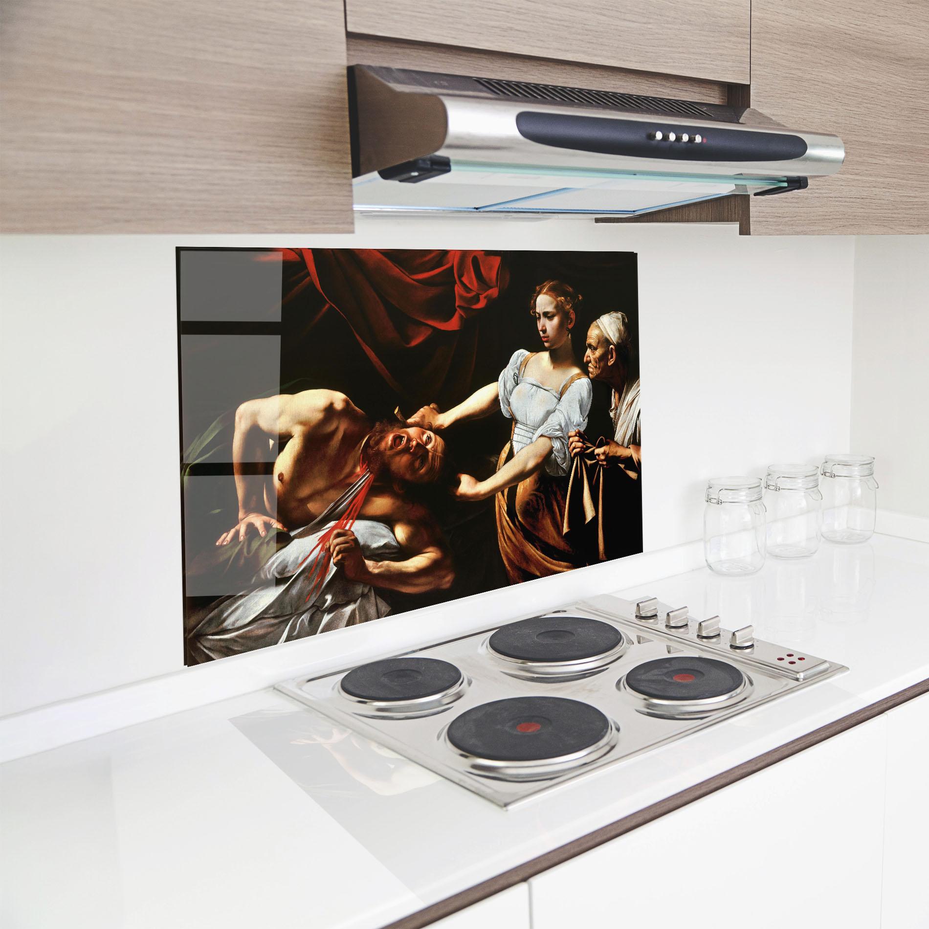 Panou Sticla Bucatarie Judith Beheading mockup 8