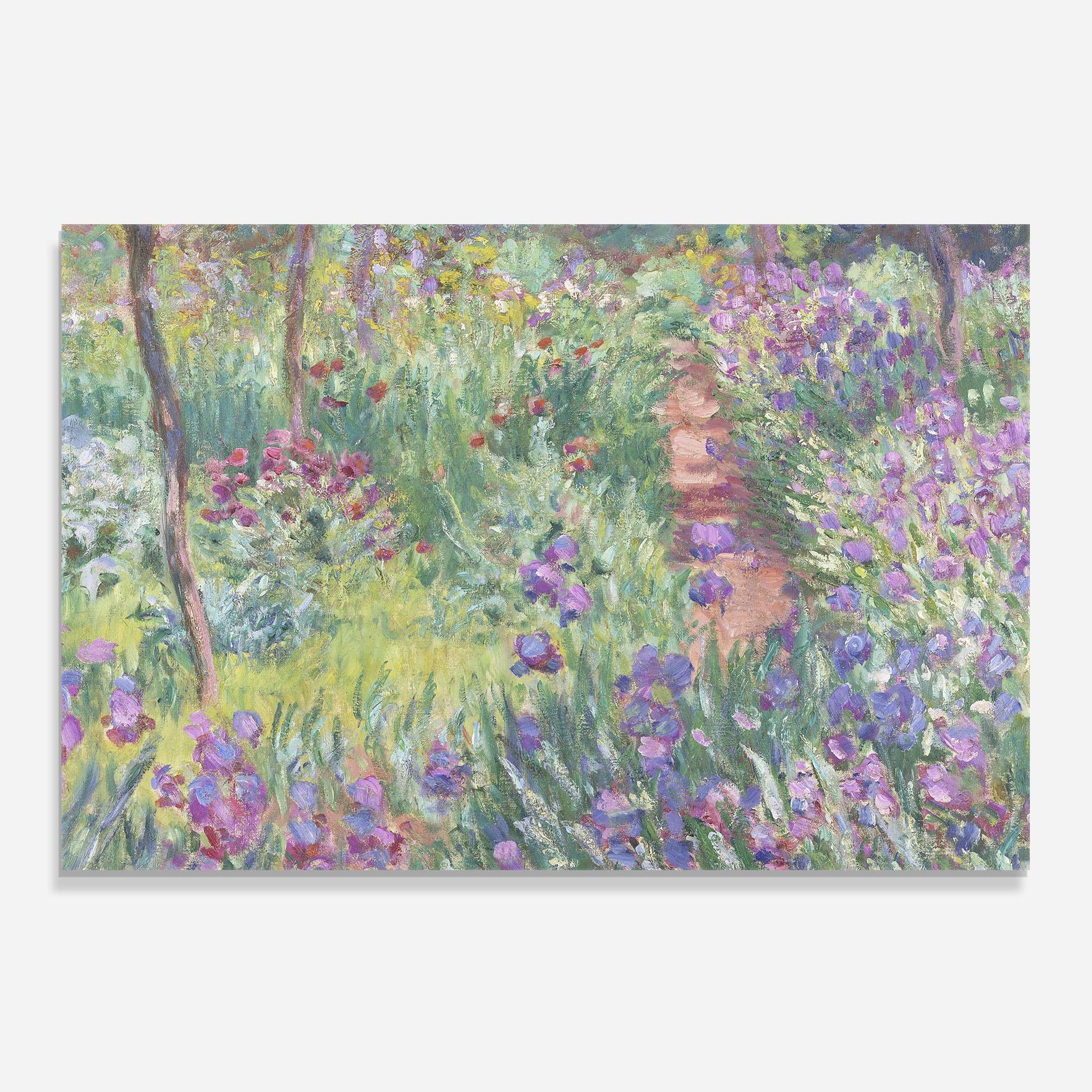 Panou Sticla Bucatarie Garden In Giverny mockup 0