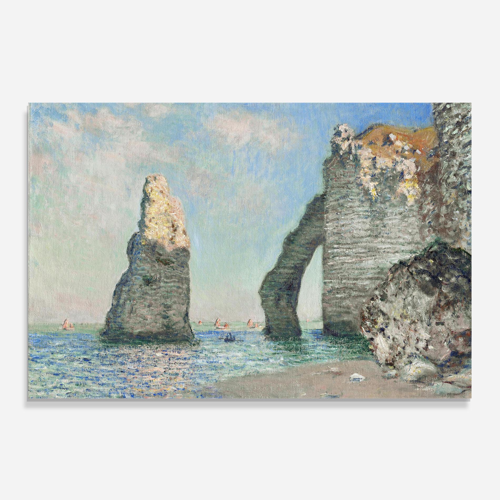 Panou Sticla Bucatarie The Cliffs At Etretat mockup 0