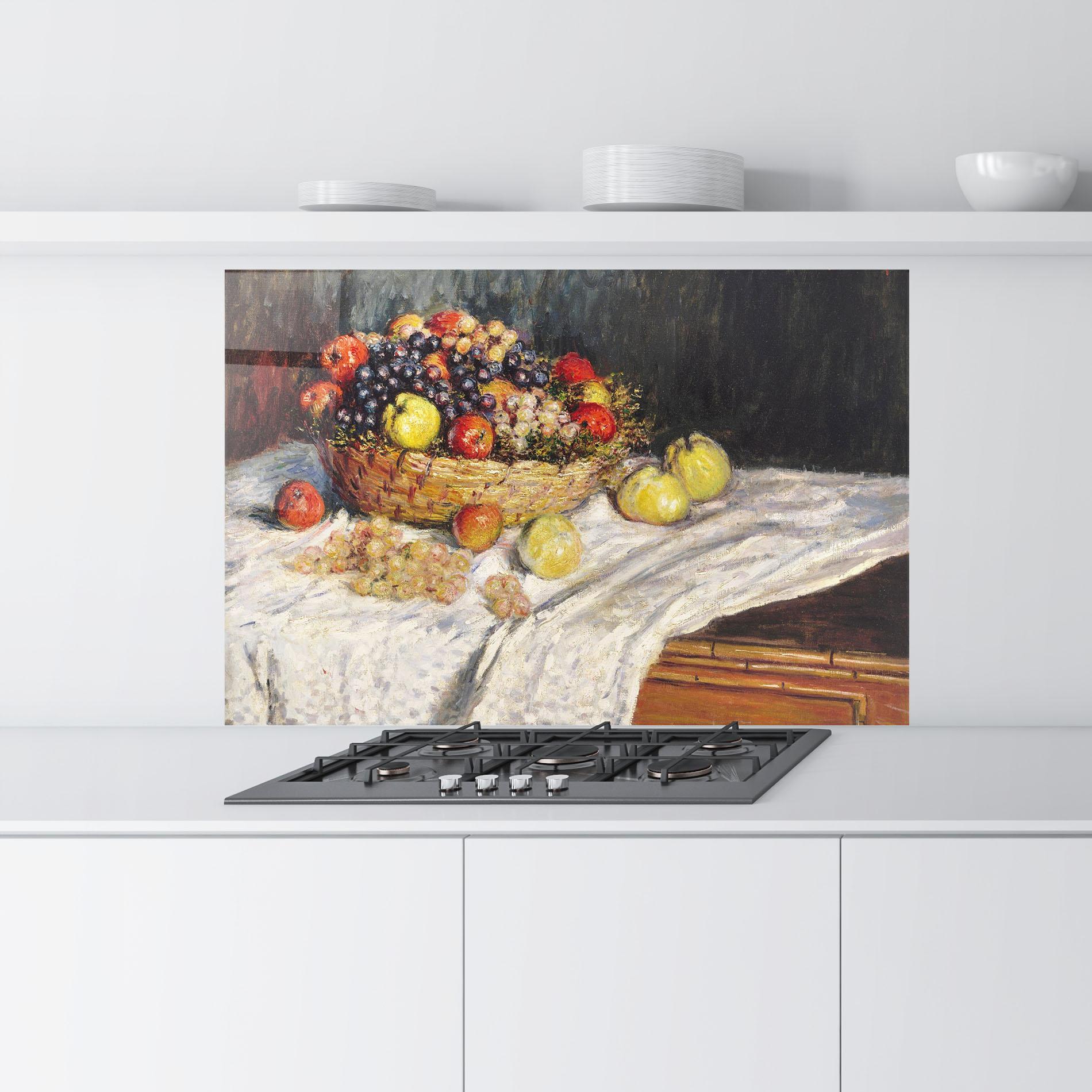 Panou Sticla Bucatarie Apples And Grapes mockup 9