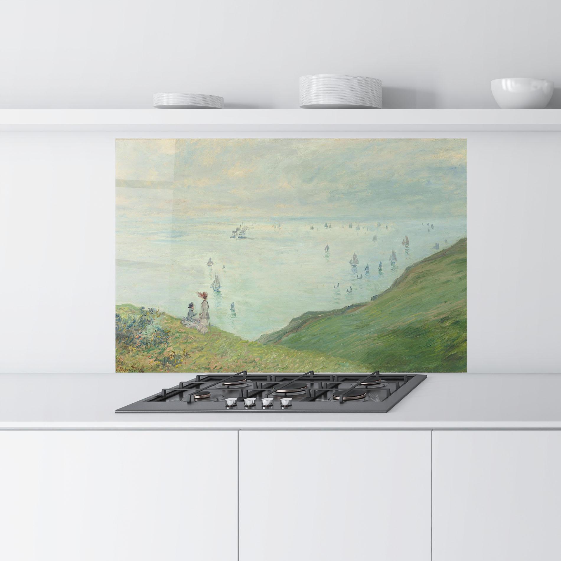 Panou Sticla Bucatarie Cliffs At Pourville mockup 9