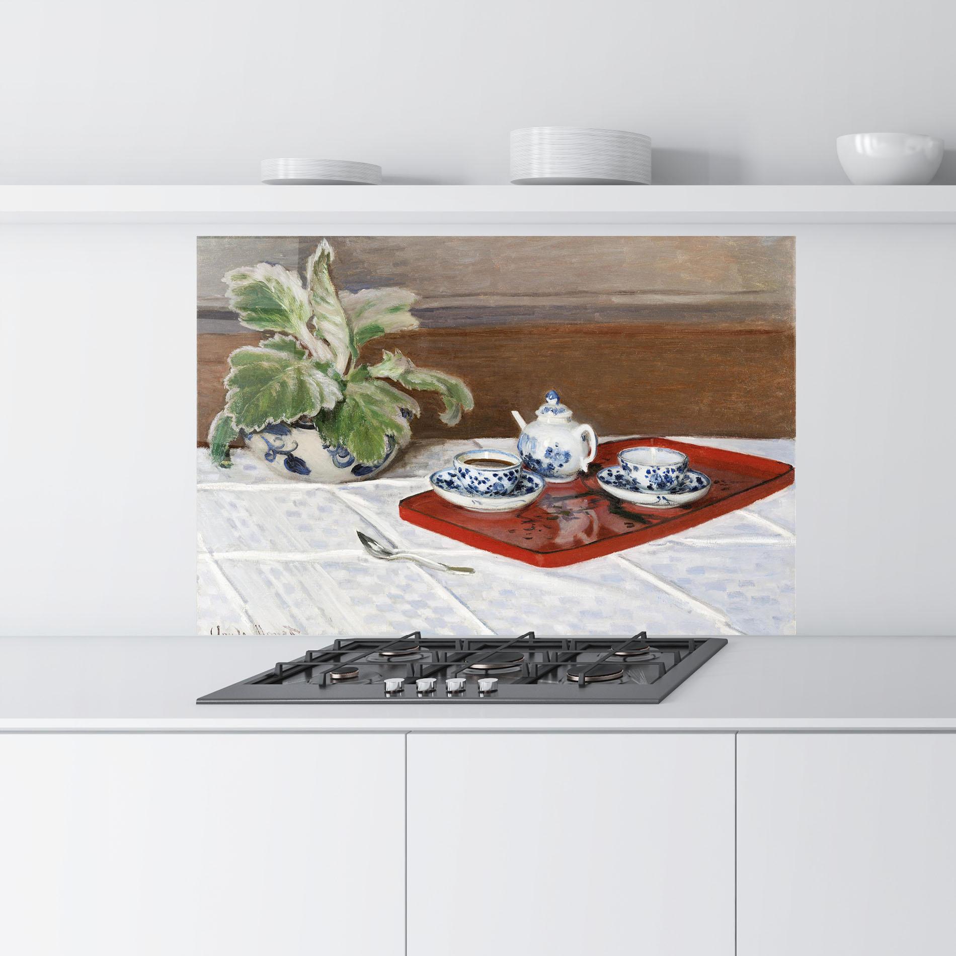 Panou Sticla Bucatarie Tea Service mockup 9