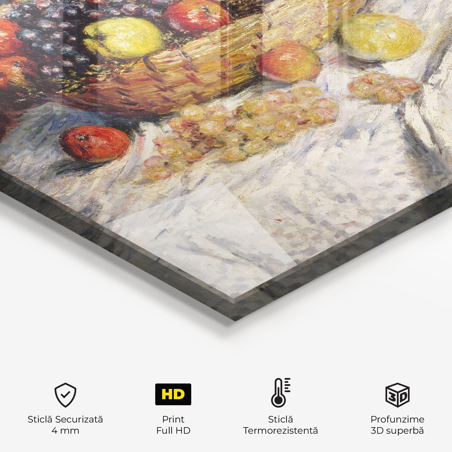 Panou Sticla Bucatarie Apples And Grapes mockup 2