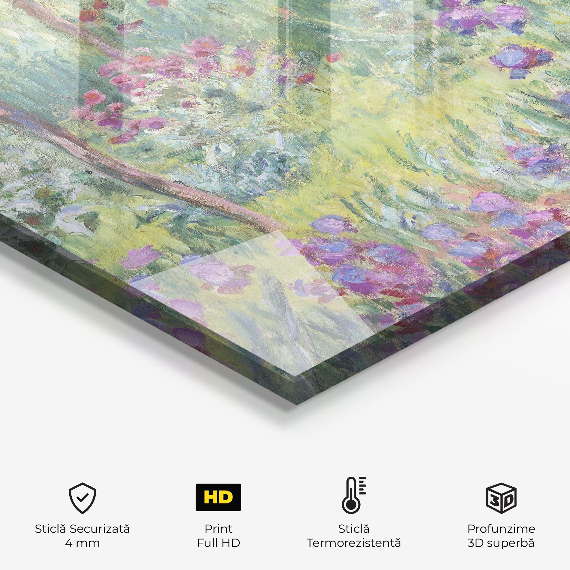 Panou Sticla Bucatarie Garden In Giverny mockup 2