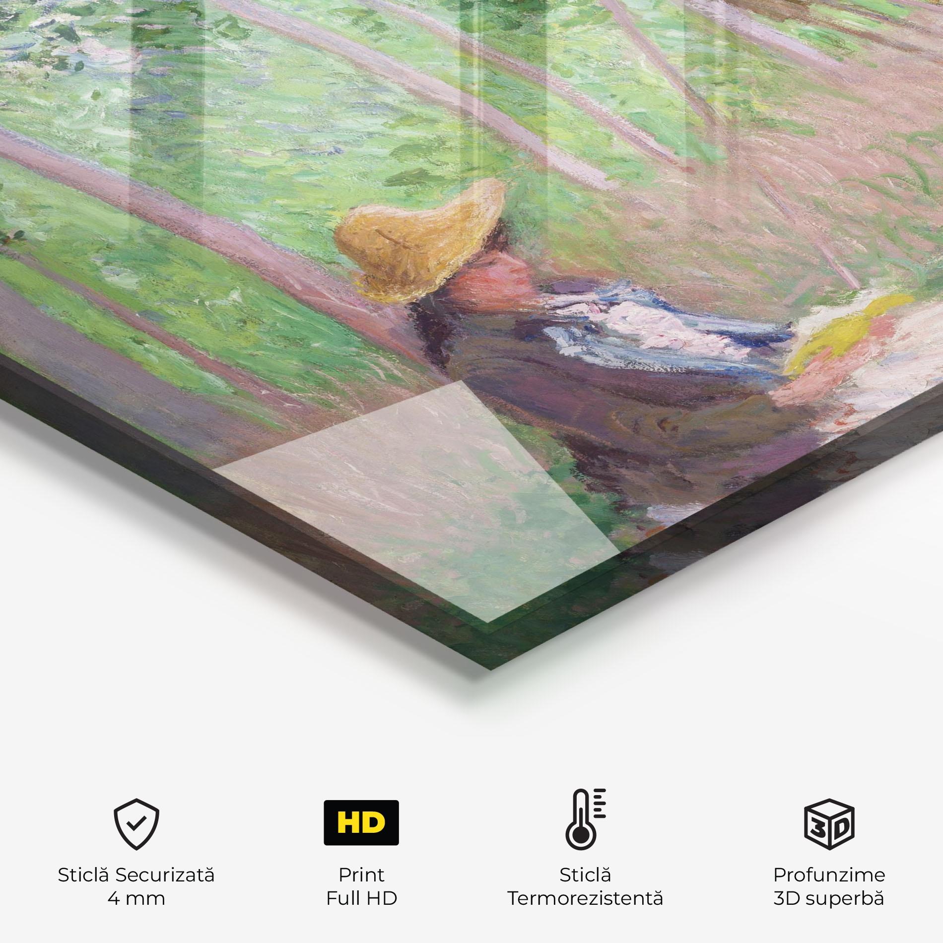 Panou Sticla Bucatarie In The Woods At Giverny mockup 2