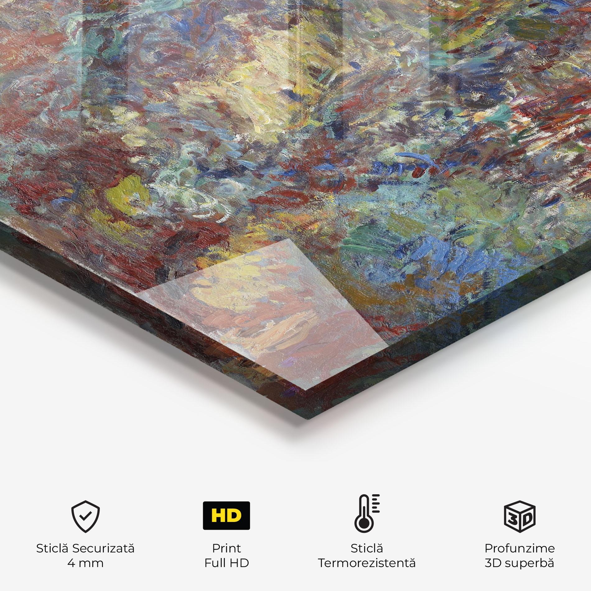 Panou Sticla Bucatarie The Japanese Footbridge mockup 2