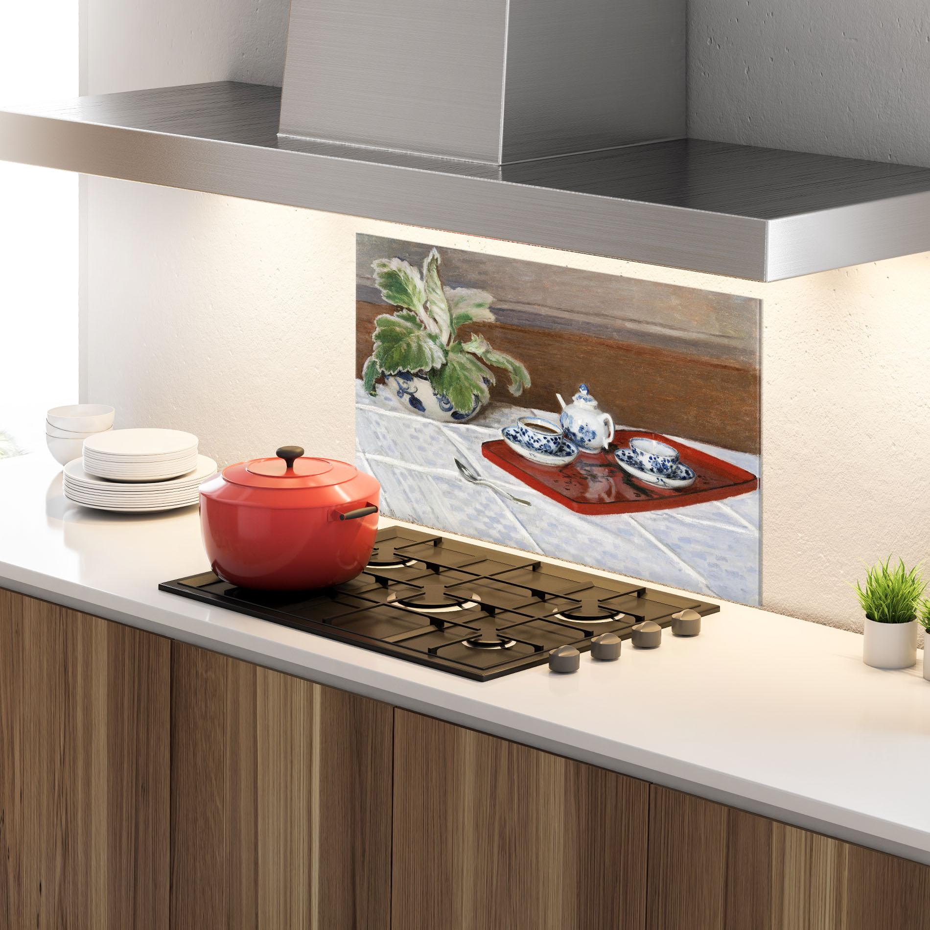 Panou Sticla Bucatarie Tea Service mockup 4