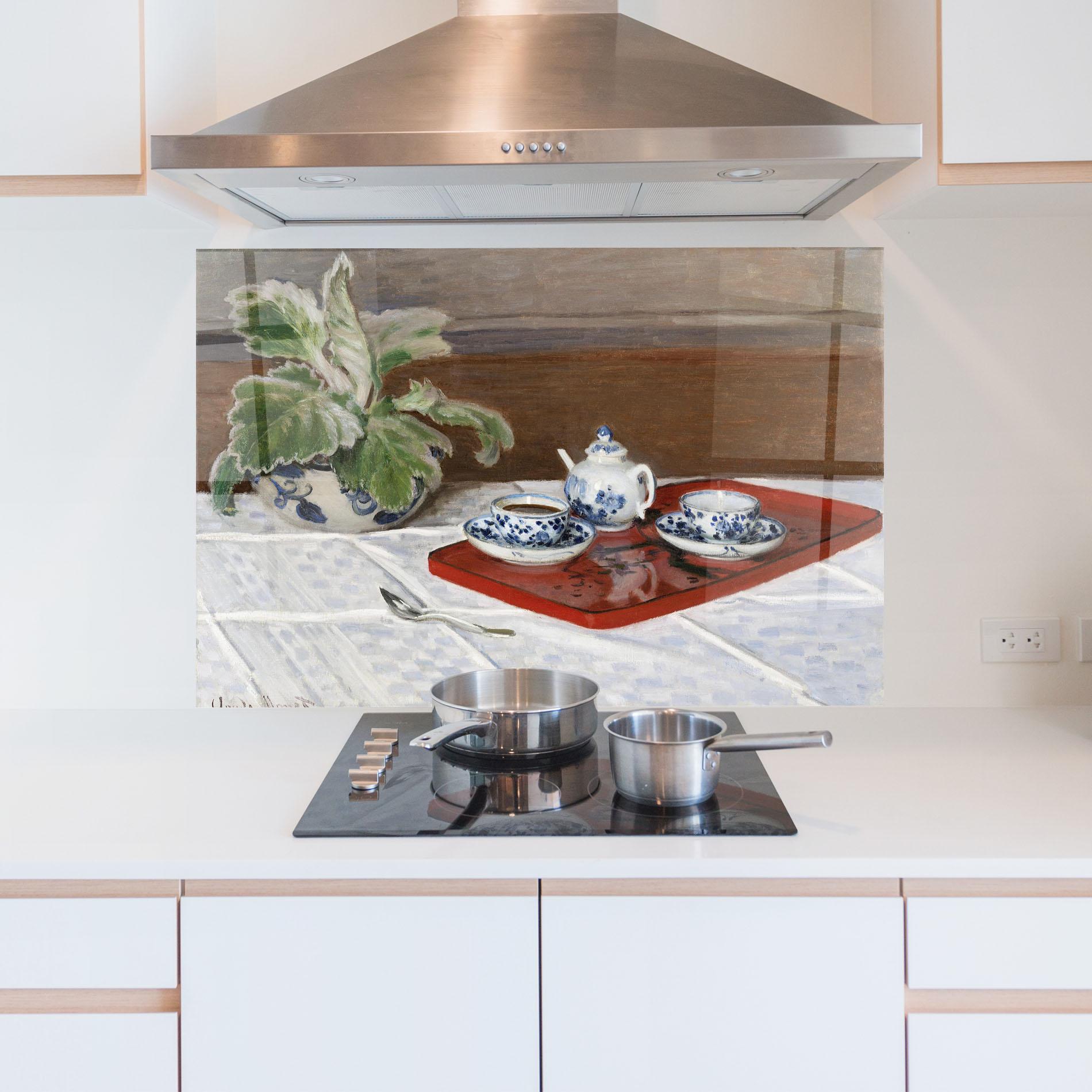 Panou Sticla Bucatarie Tea Service mockup 5
