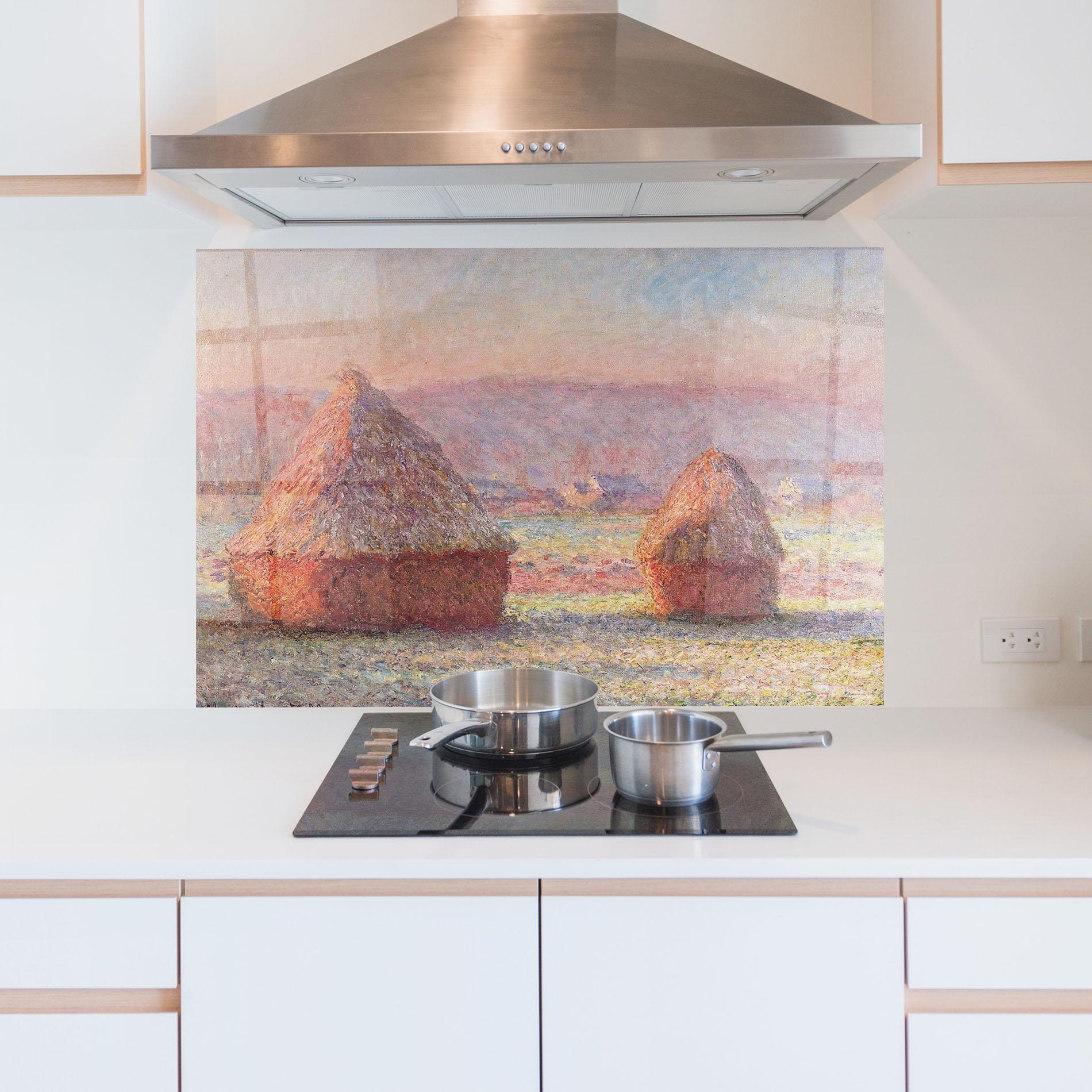 Panou Sticla Bucatarie White Frost mockup 5