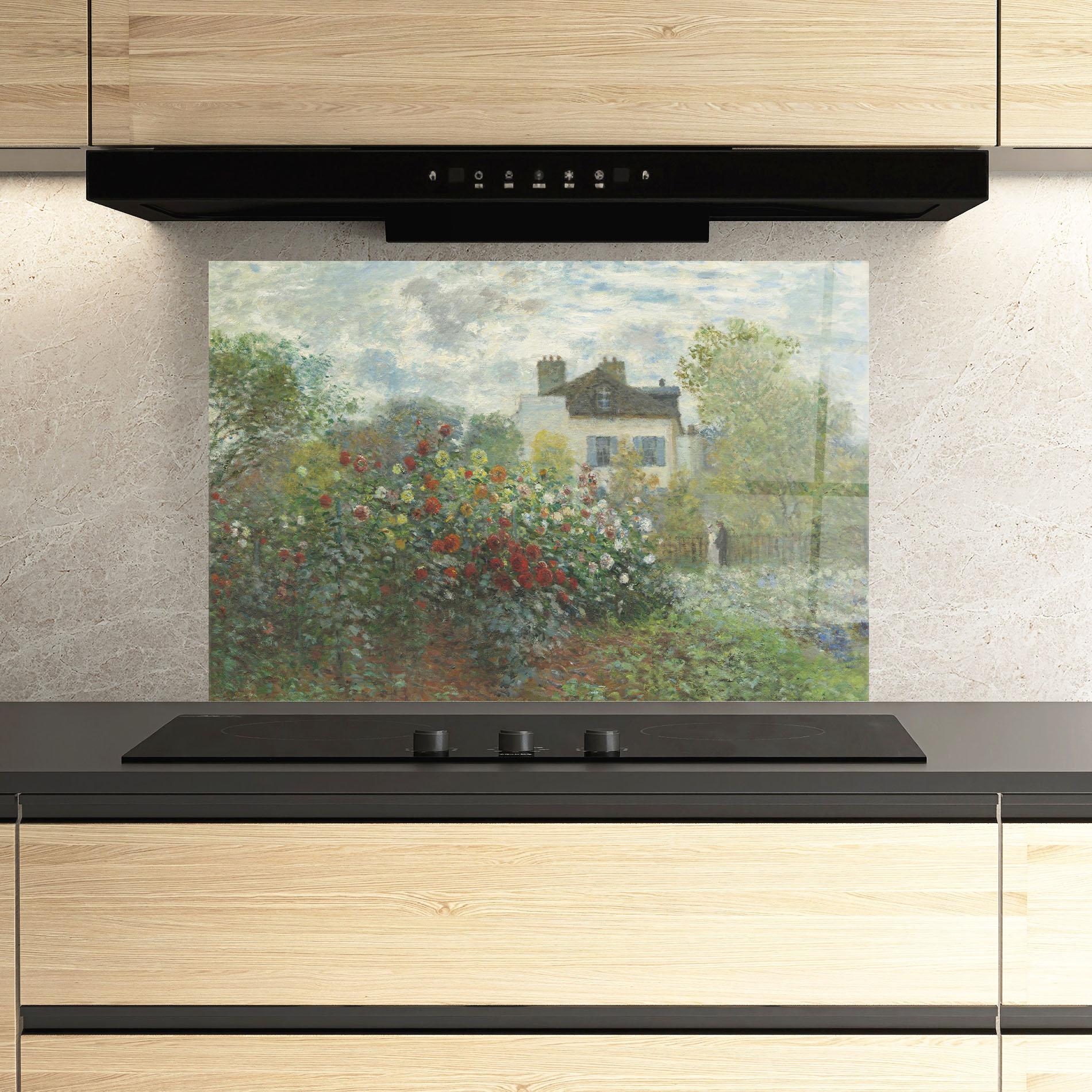 Panou Sticla Bucatarie Garden In Argenteuil mockup 3